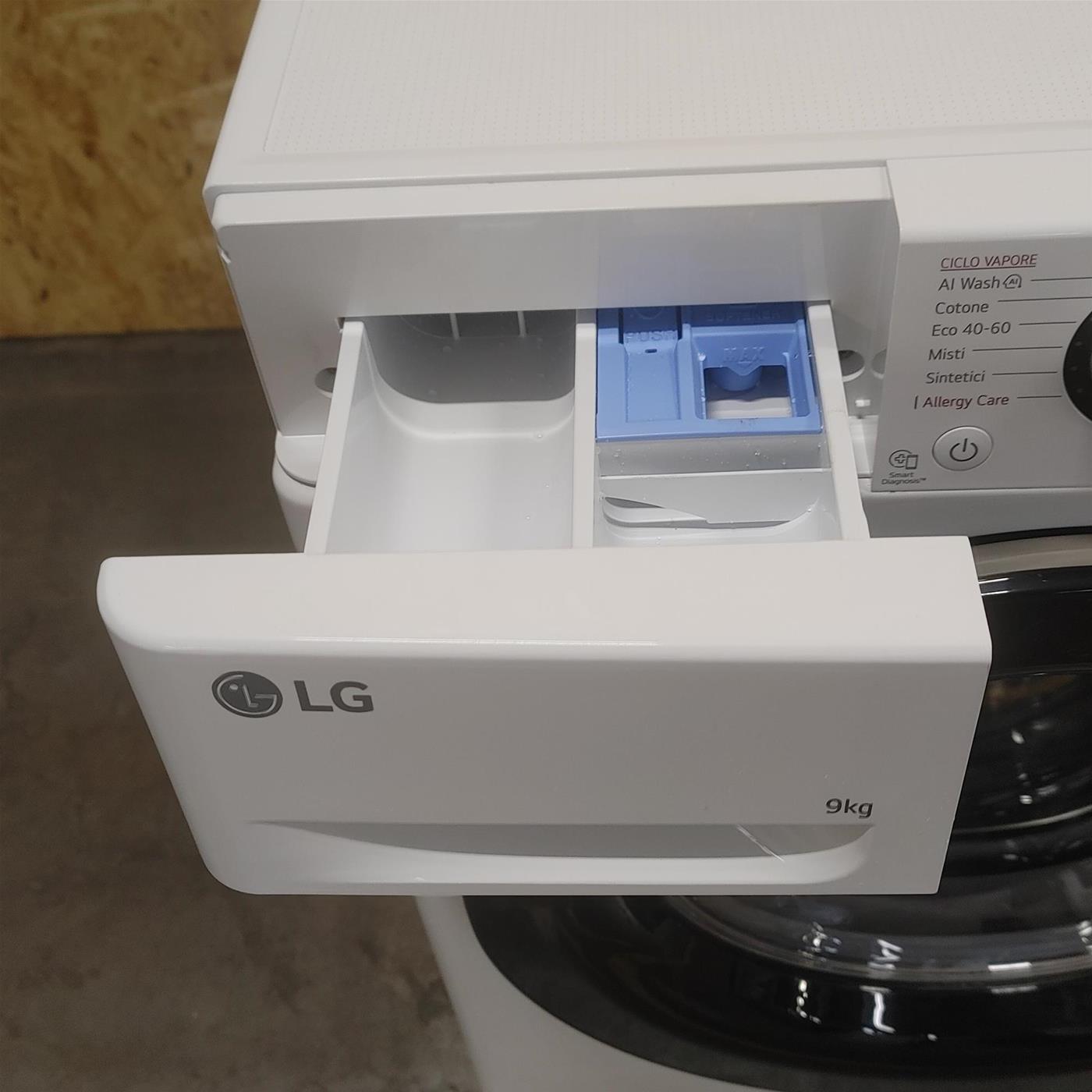 Lavatrice intelligente LG F4R5009TSWW 9 Kg