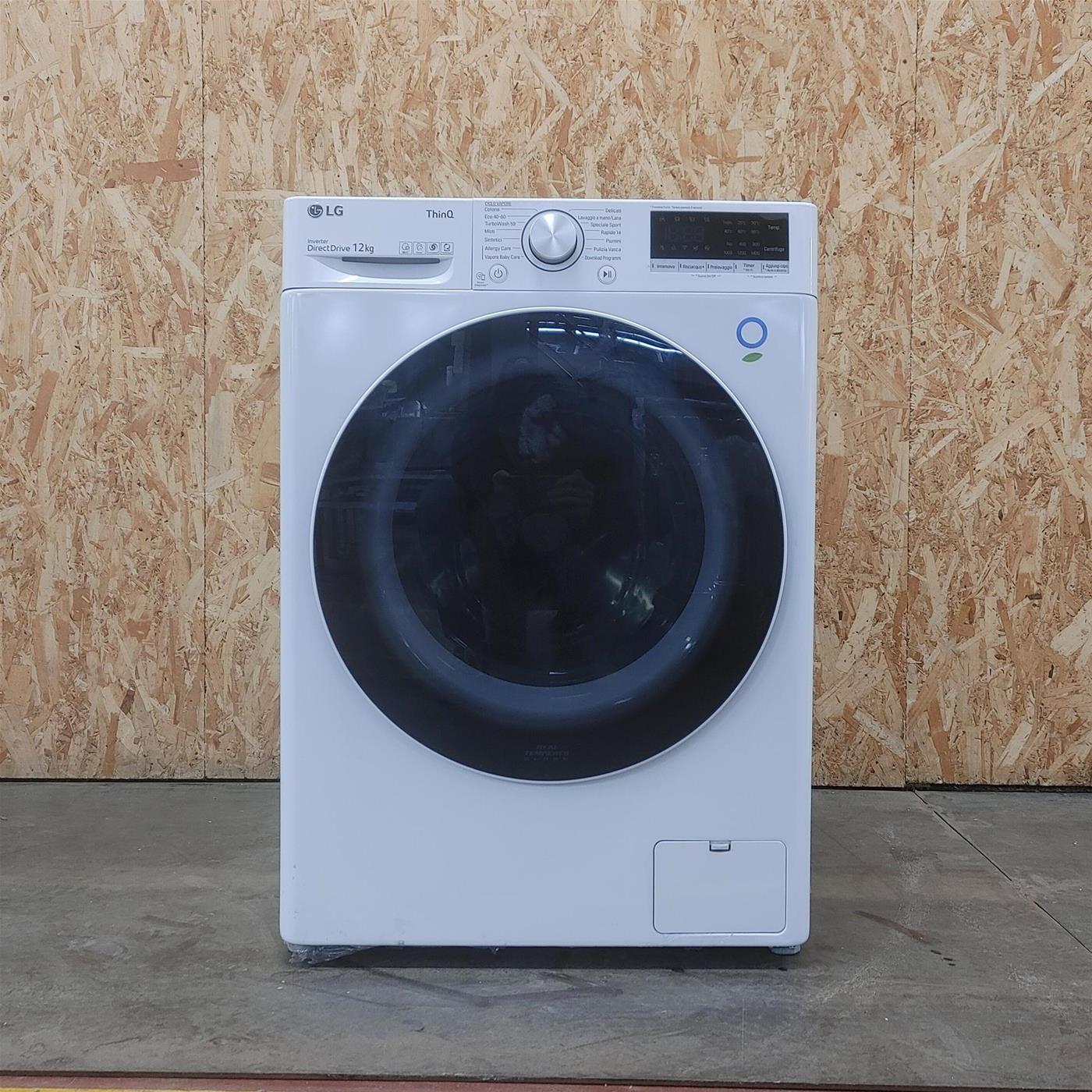 Lavatrice Intelligente LG F4WV512S0E Vapore TurboWash 12 Kg