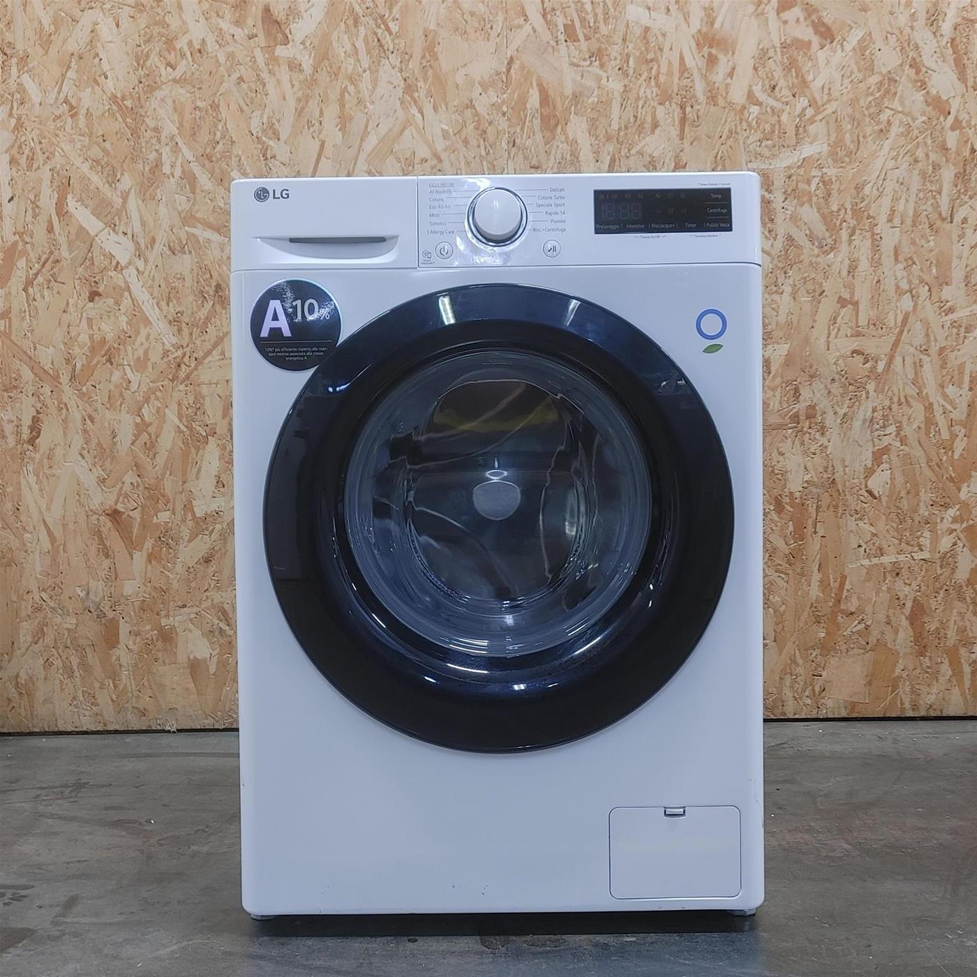 Lavatrice intelligente LG F2R3S09NSWB Classe A 9 Kg