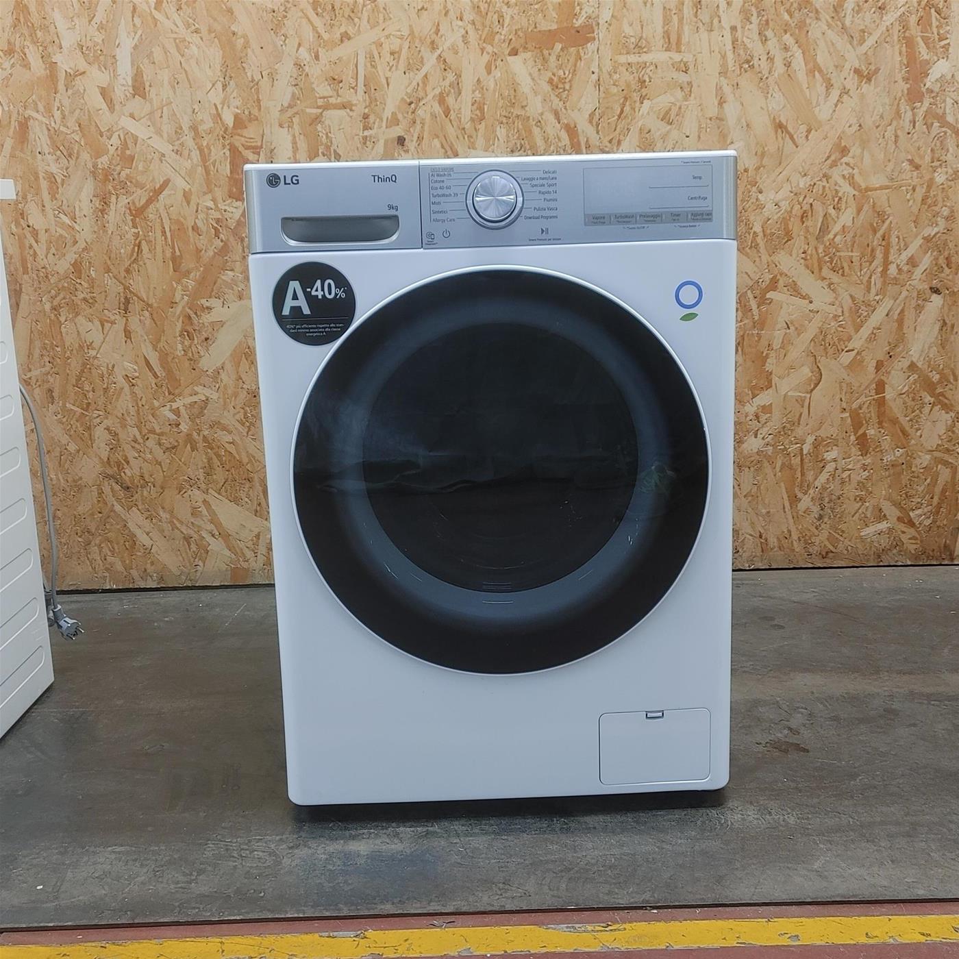 Lavatrice intelligente LG F4R9009TPWC Classe A 9 Kg