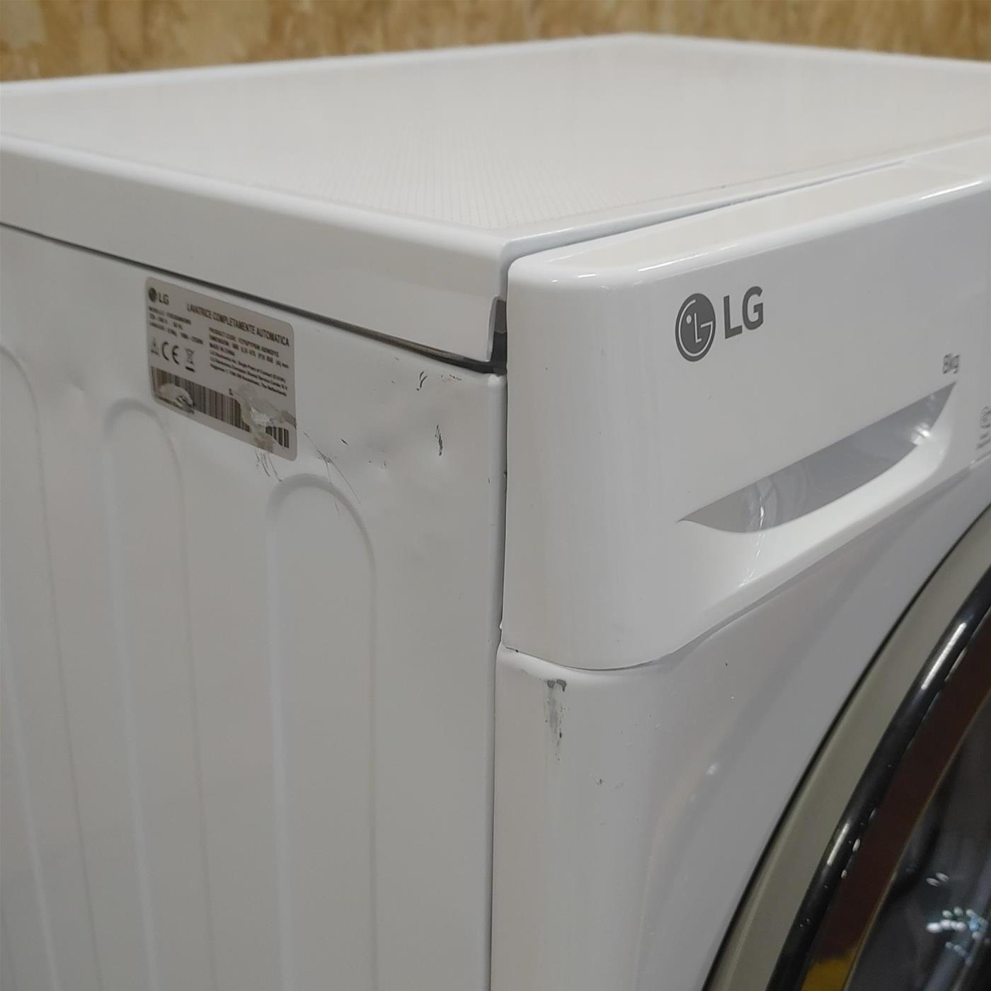 Lavatrice intelligente LG F2R3S08NSWB AI DD AI Wash 8 Kg