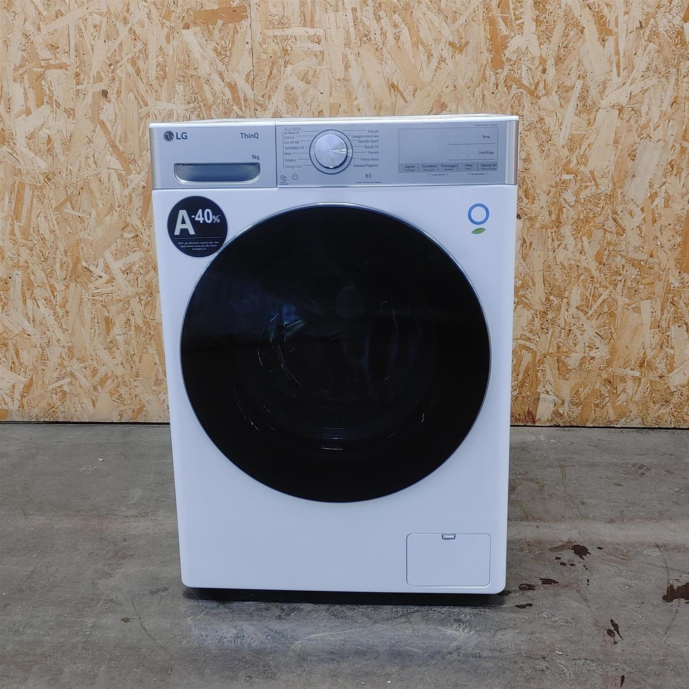 Lavatrice intelligente LG F4R9009TPWC Classe A 9 Kg