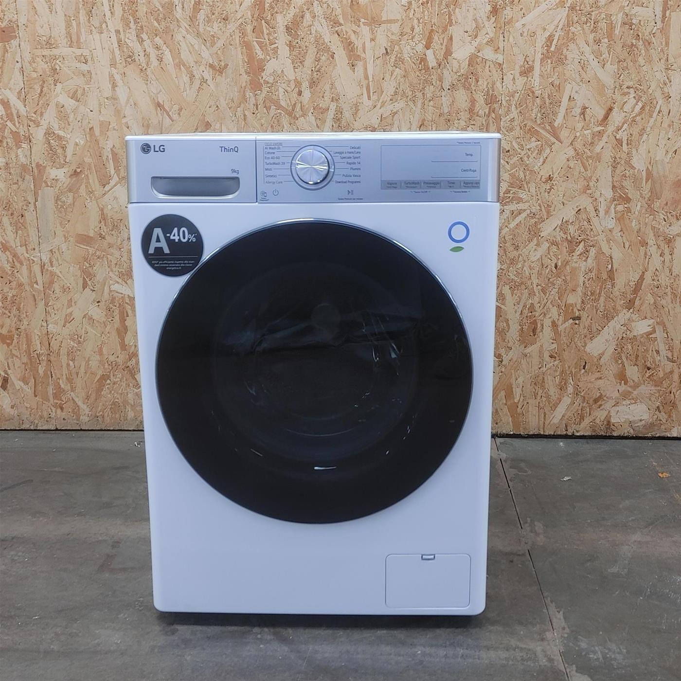 Lavatrice intelligente LG F4R9009TPWC Classe A 9 Kg