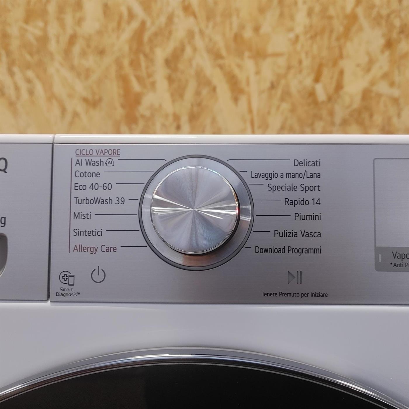 Lavatrice intelligente LG F4R9009TPWC Classe A 9 Kg