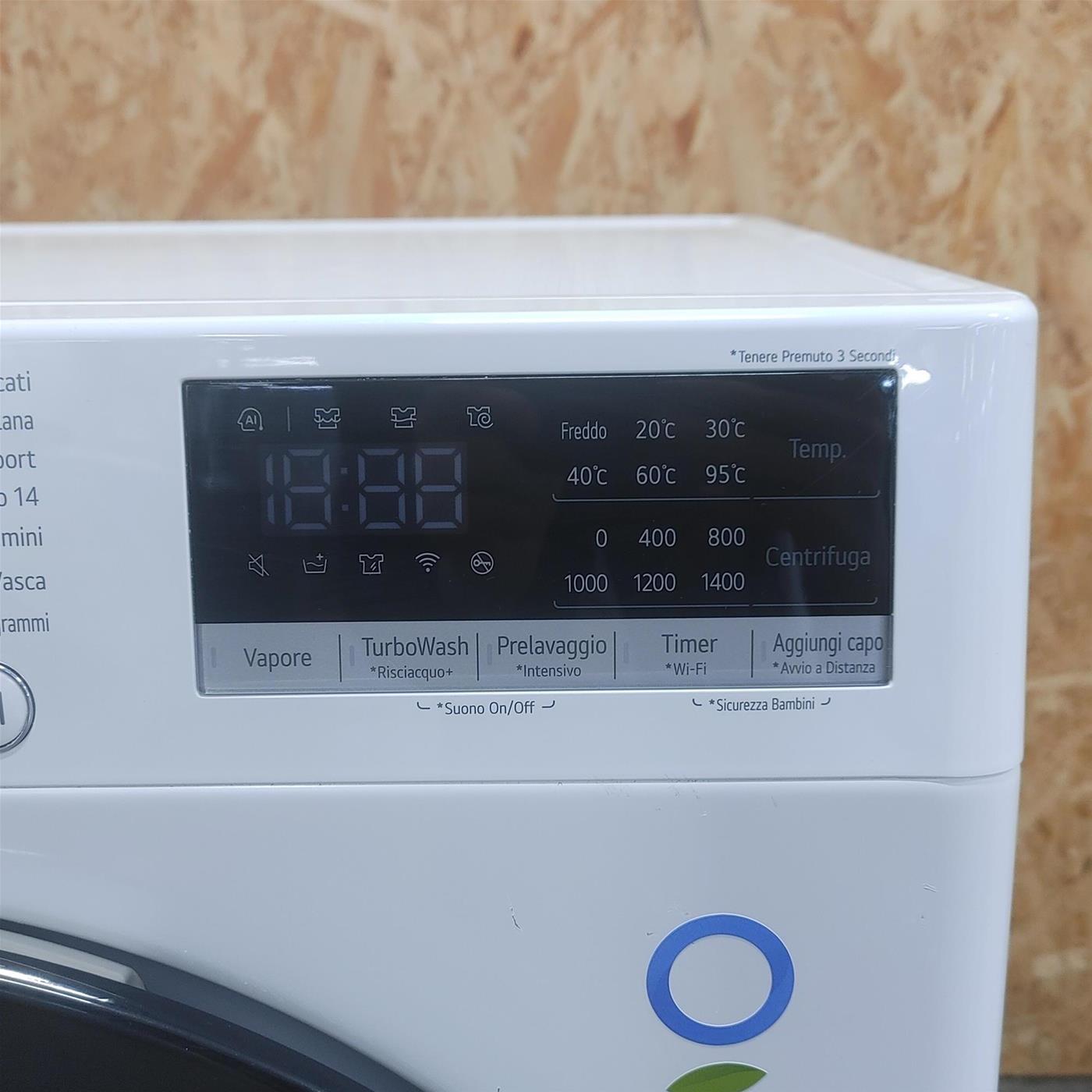 Lavatrice intelligente LG F4R709TAIDD Vapore Wi-Fi 9 Kg