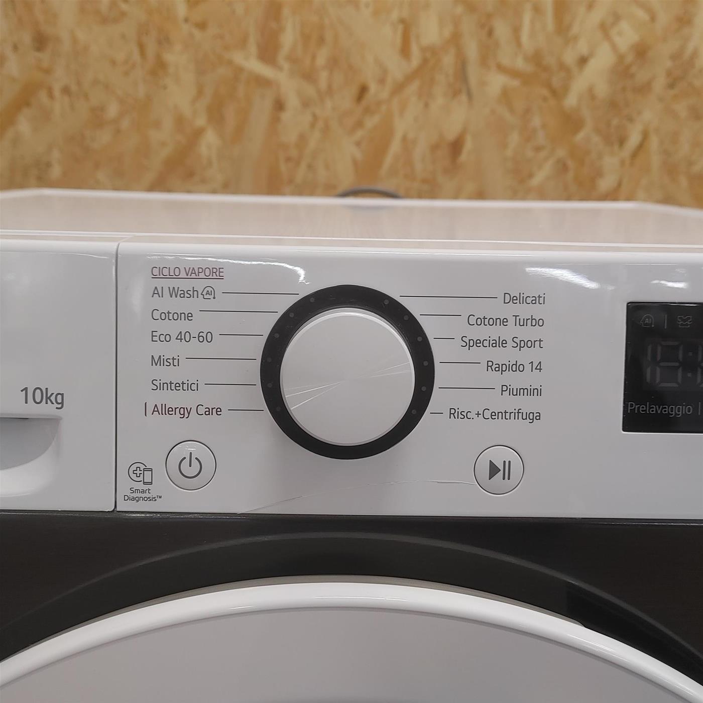 Lavatrice intelligente LG F4R3010NSWW Classe A 10 Kg