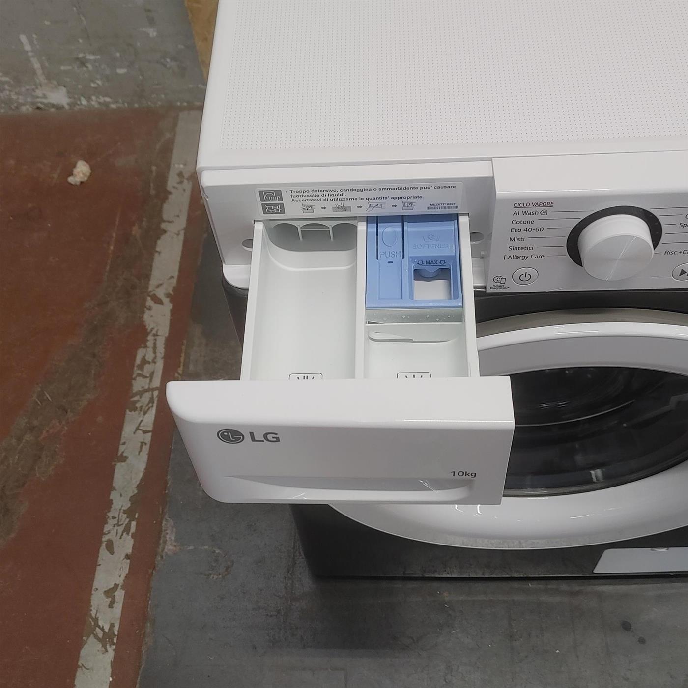 Lavatrice intelligente LG F4R3010NSWW Classe A 10 Kg