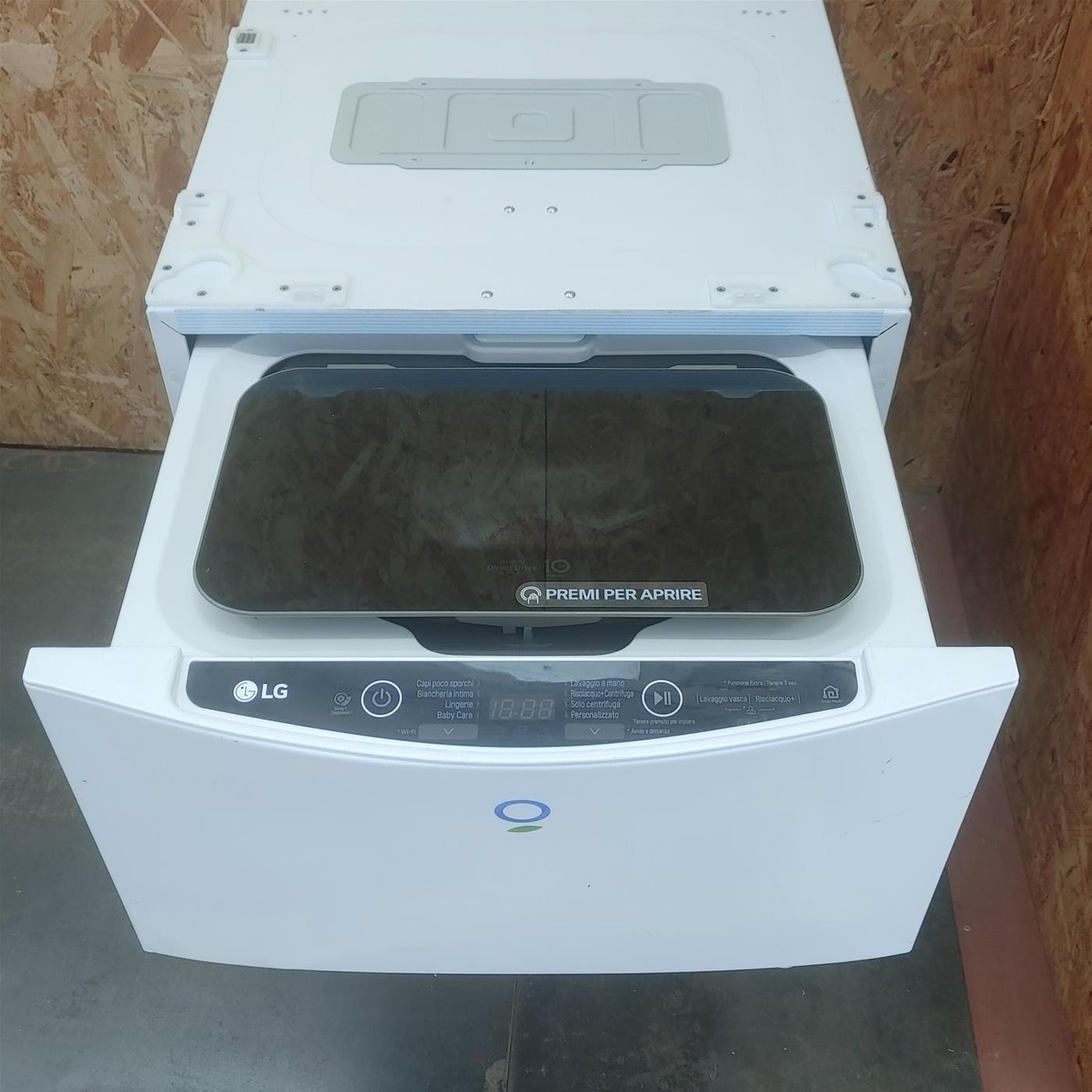 Lavatrice LG F8K5XN3 Smart TWINWash Carica dall'alto 2 Kg