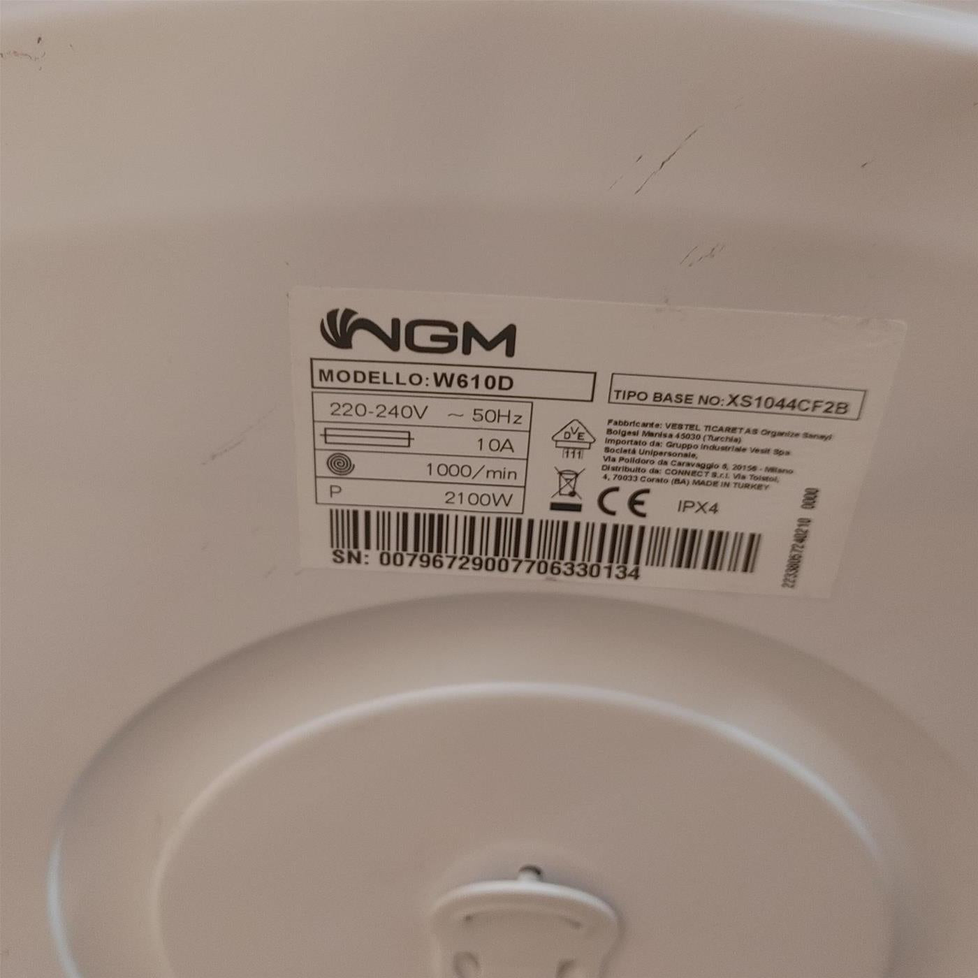 Lavatrice NGM Mobile W610D 6 Kg