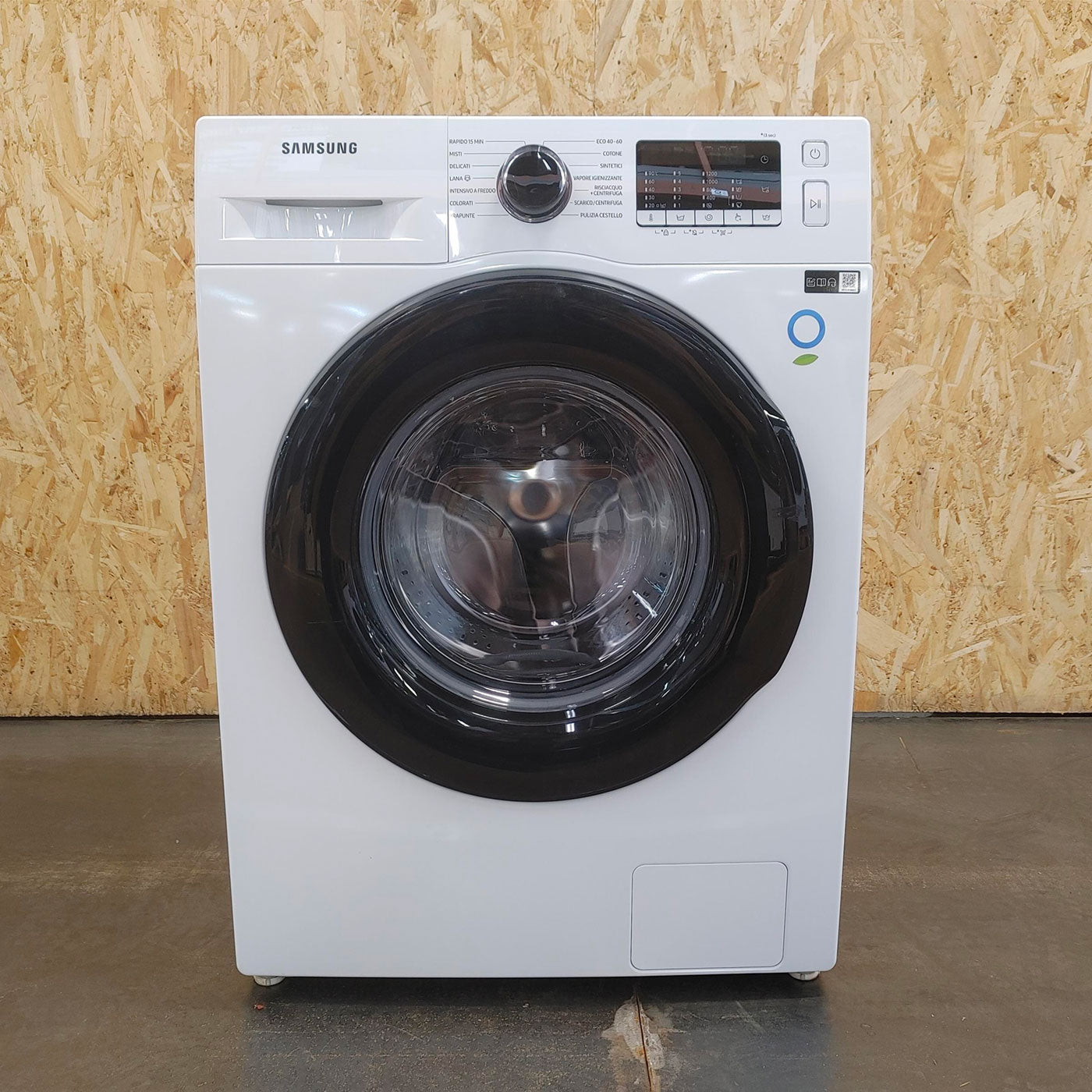 Lavatrice Samsung WW80AA126AE Carica frontale 8 kg 1200 Giri/min Bianco