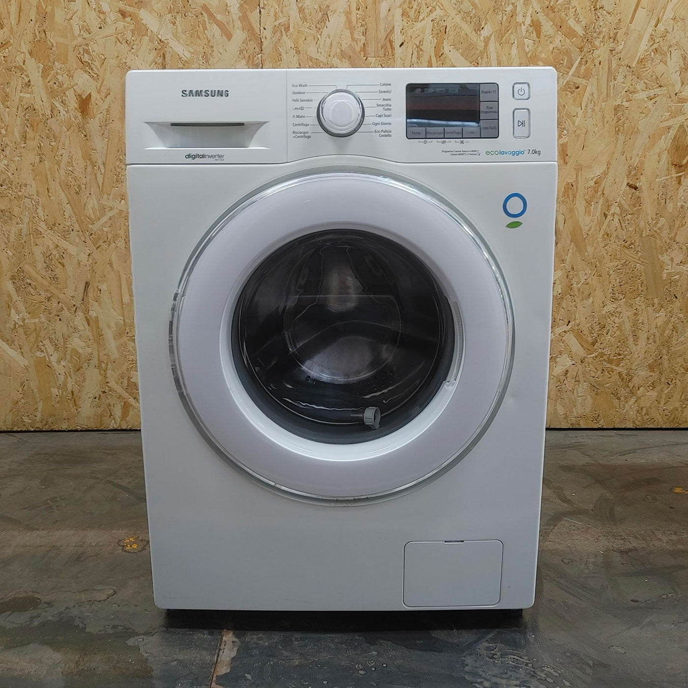 Lavatrice Samsung WF70F5E5U2W Carica frontale 7 kg 1200 Giri/min Bianco