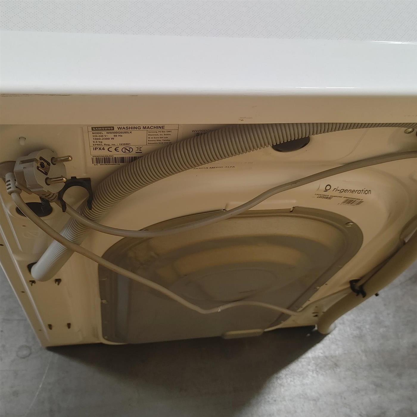 Lavatrice intelligente Samsung WW90DG6U85LKU3 Ecodosatore 9 Kg