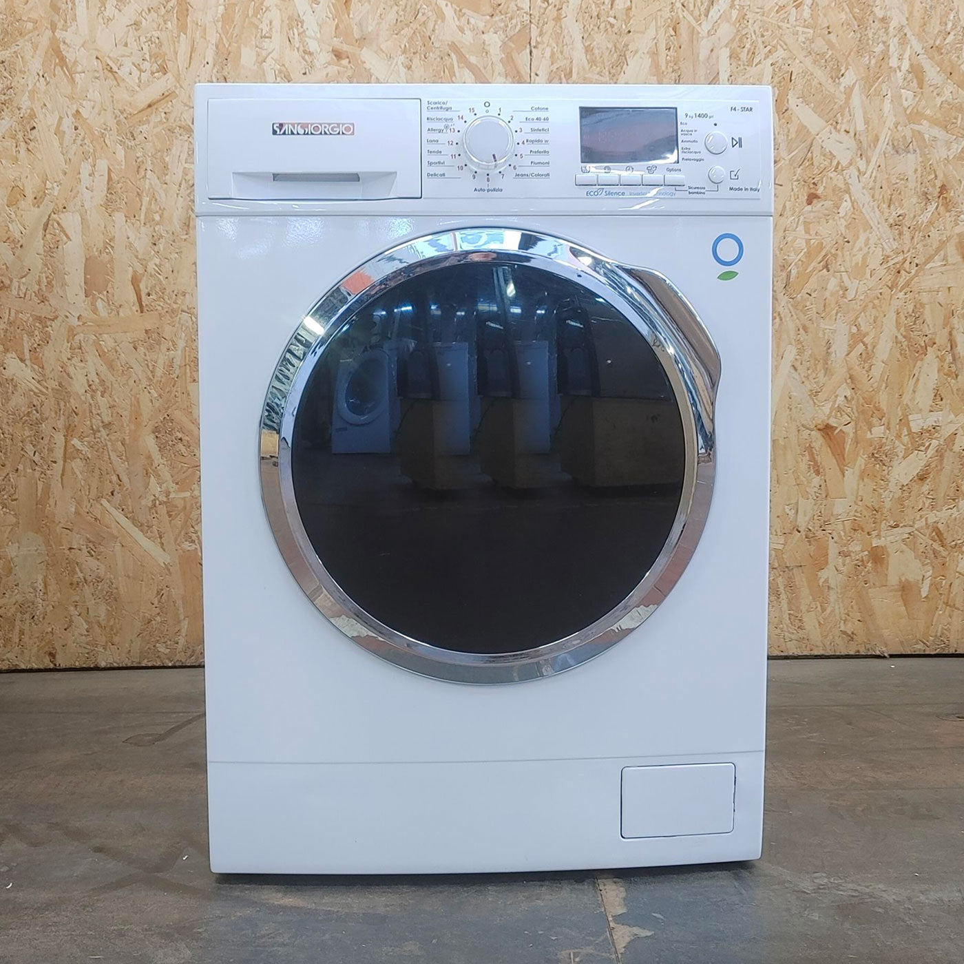 LAVATRICE SANGIORGIO F914DI8C 9 KG CLASSE D (EX A+++) 1400 RPM INVERTER