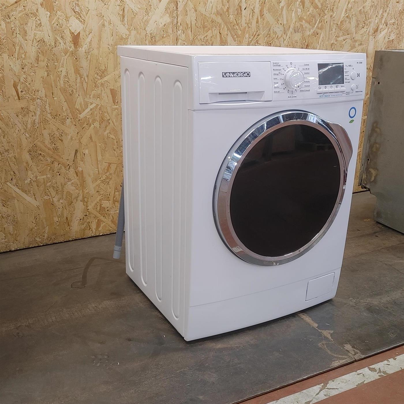 LAVATRICE SANGIORGIO F914DI8C 9 KG CLASSE D (EX A+++) 1400 RPM INVERTER