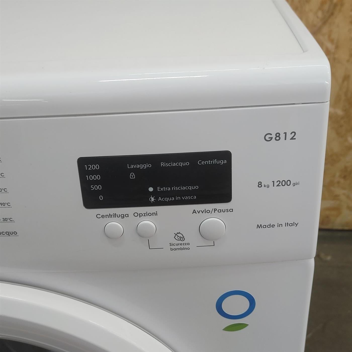 Lavatrice Sangiorgio SG812 Caricamento frontale 8 kg