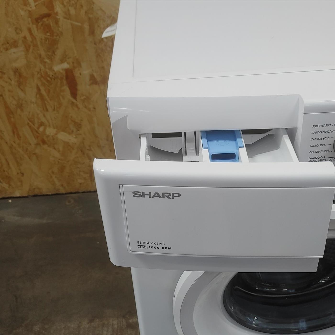 Lavatrice Sharp ES-HFA6103WD 6 Kg