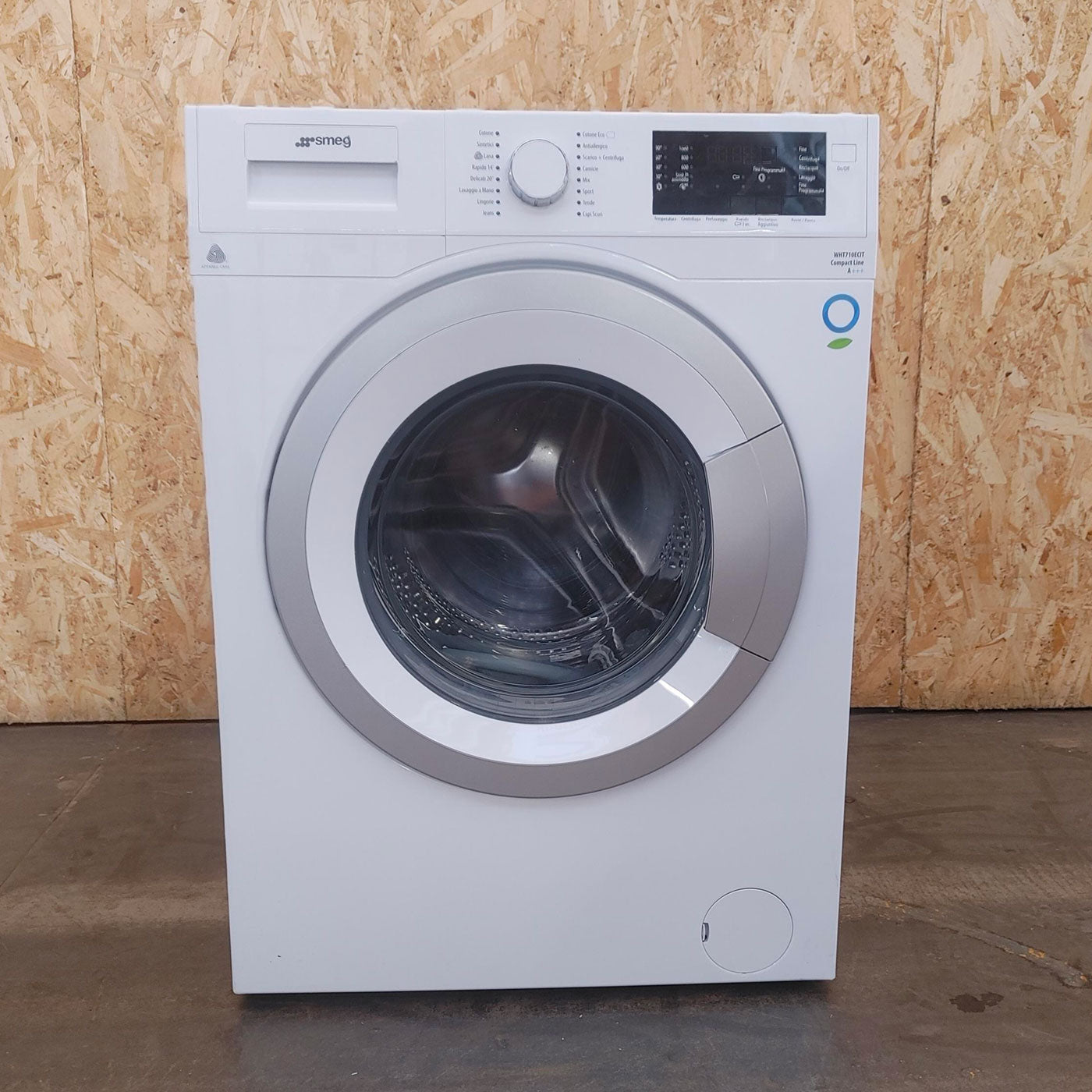 SMEG WHT710ECIT Lavatrice Slim 7 kg Classe A+++ Profondità 45 cm Centrifuga 1000 giri Partenza