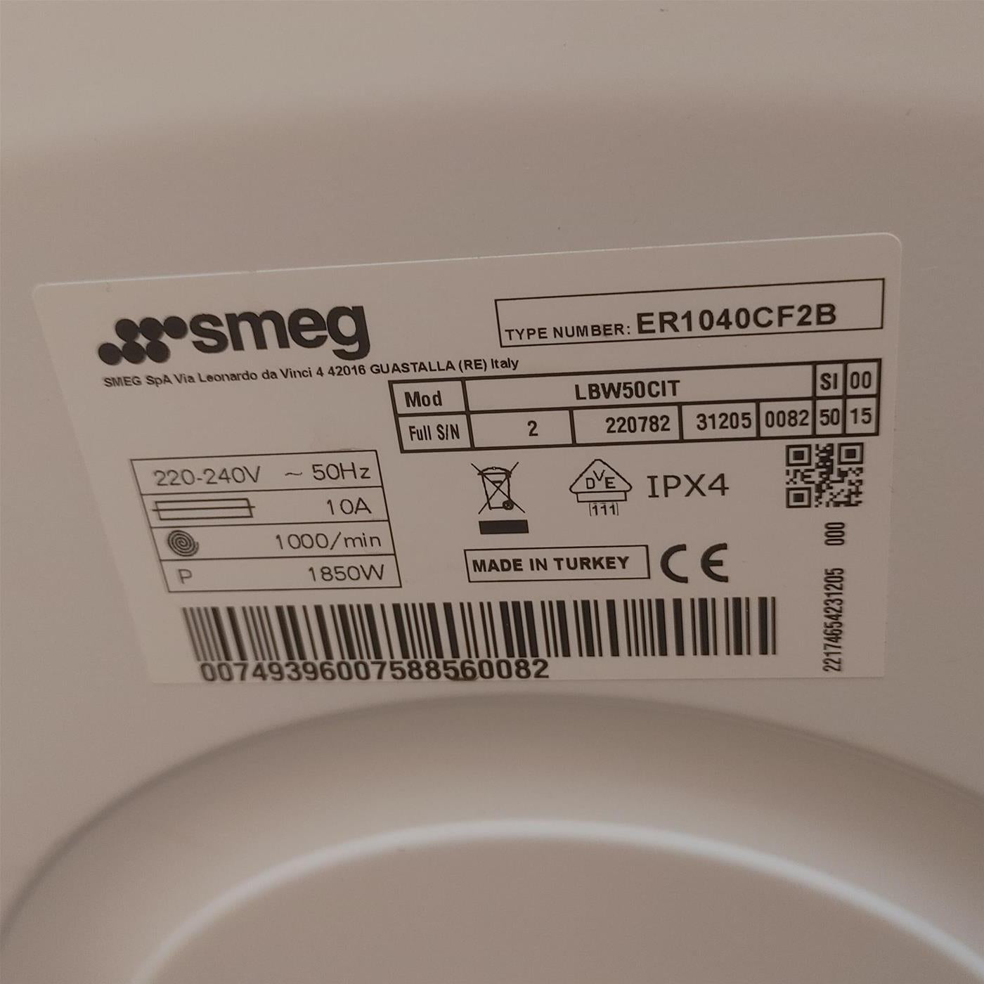 Lavatrice slim Smeg LBW50CIT 5 Kg