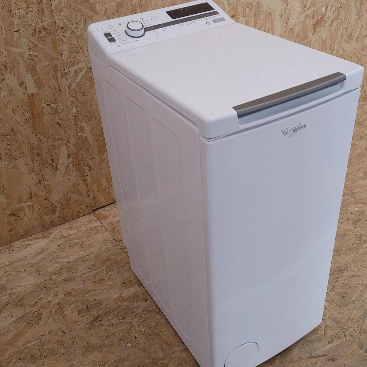 Whirlpool TDLR 70231 lavatrice Caricamento dall'alto 7 kg 1200 Giri/min Bianco