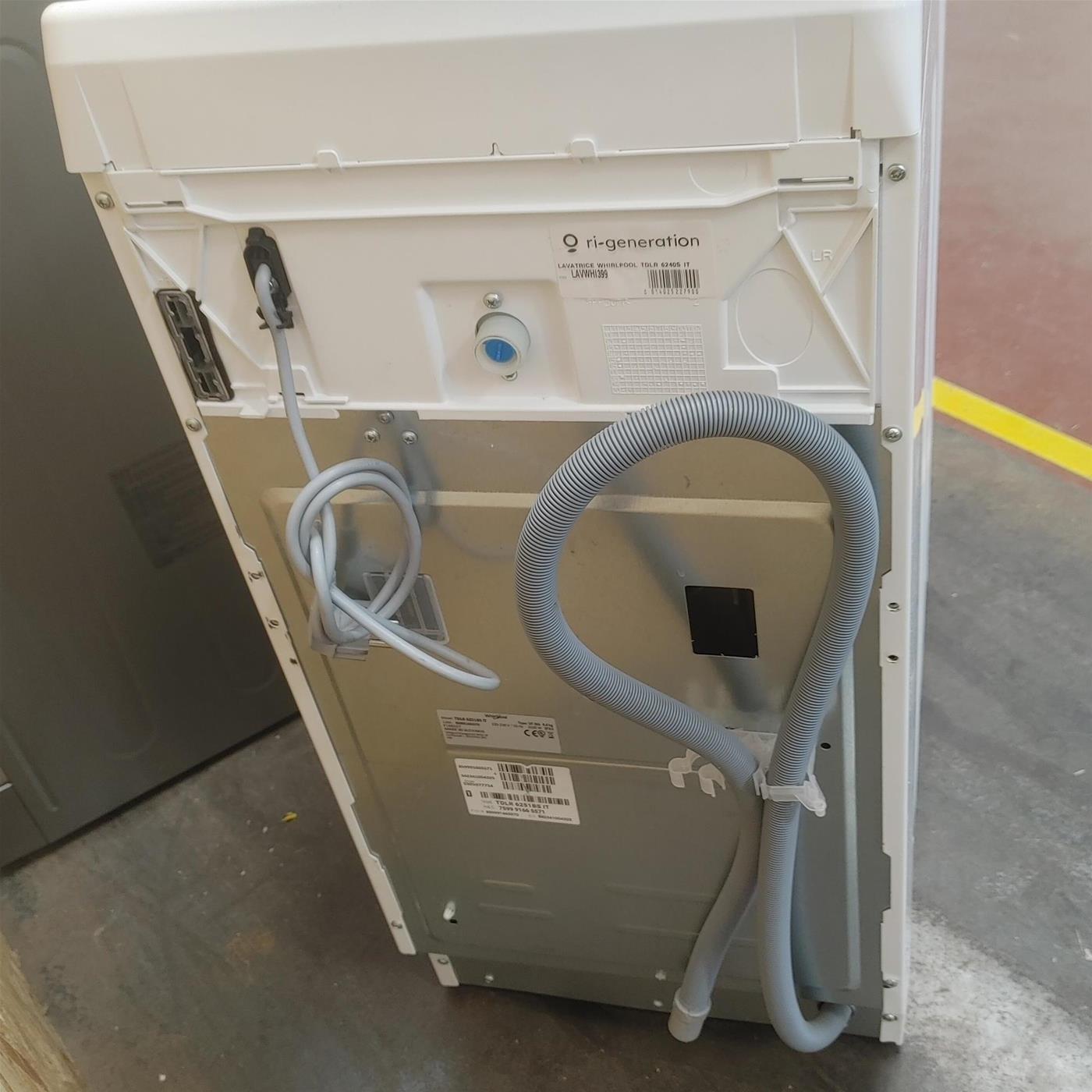 Lavatrice slim Whirlpool TDLR 6240S IT caricamento dall'alto