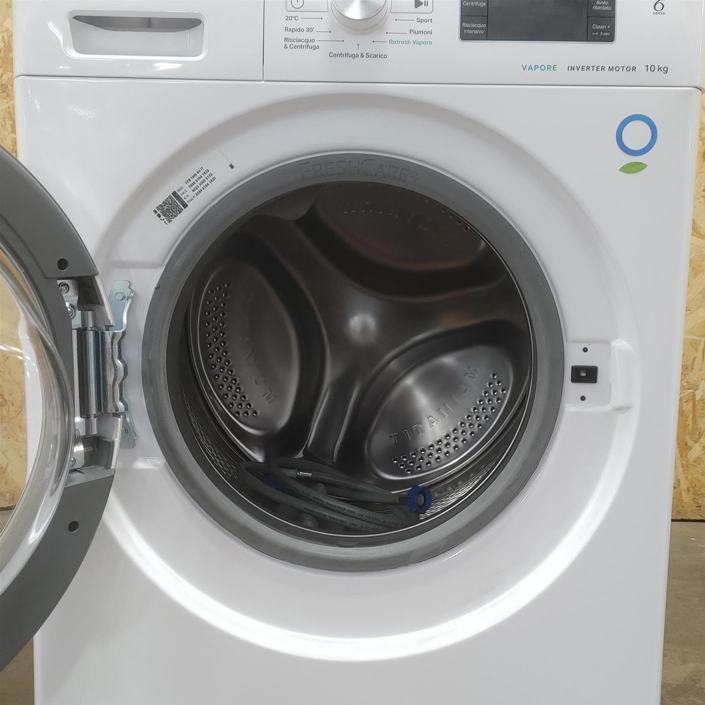 Lavatrice Whirlpool FreshCare FFB 1046 SV IT Carica frontale 10 kg 1400 giri Bianco