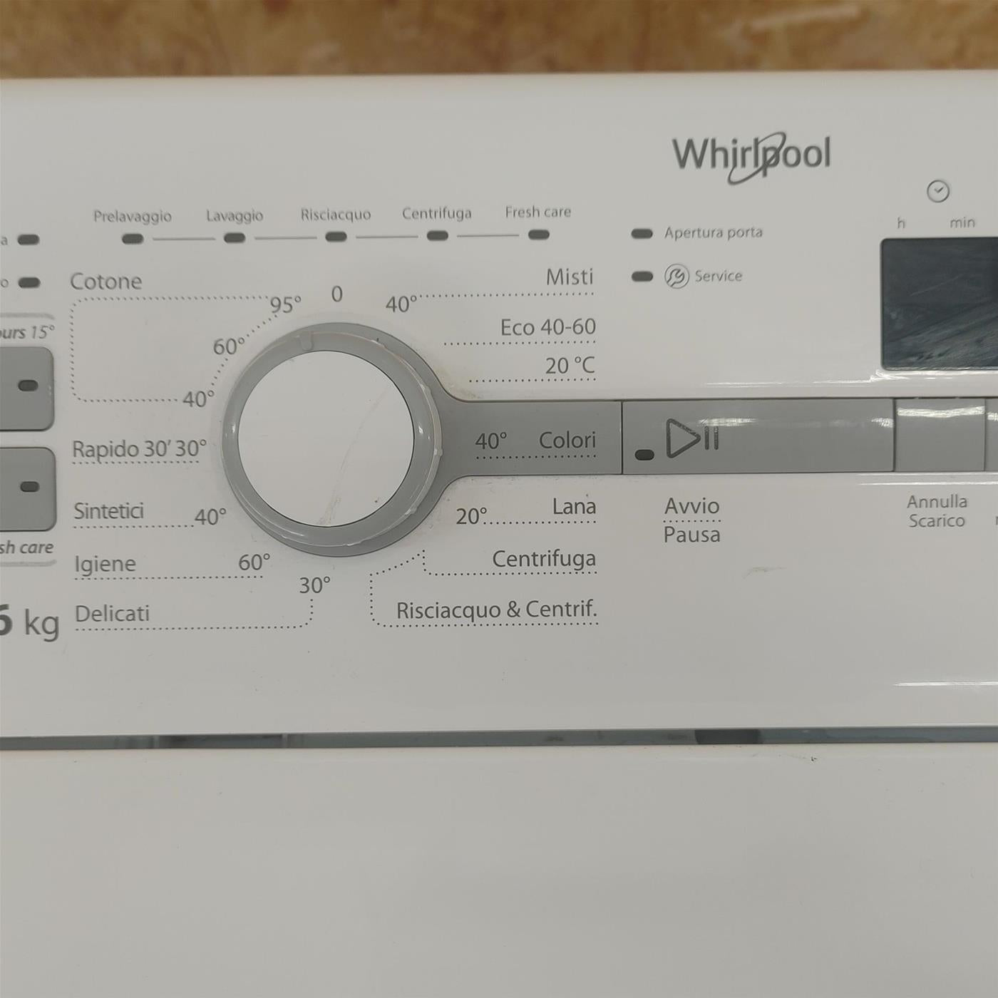 Lavatrice Whirlpool TDLR 6240S IT Carica dall'alto 6 kg 1200 giri Bianco