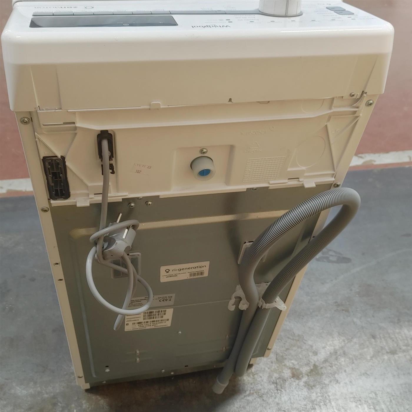 Lavatrice Whirlpool ZEN TDLR 6252BS IT Carica dall'alto 6 kg 1200 giri Bianco