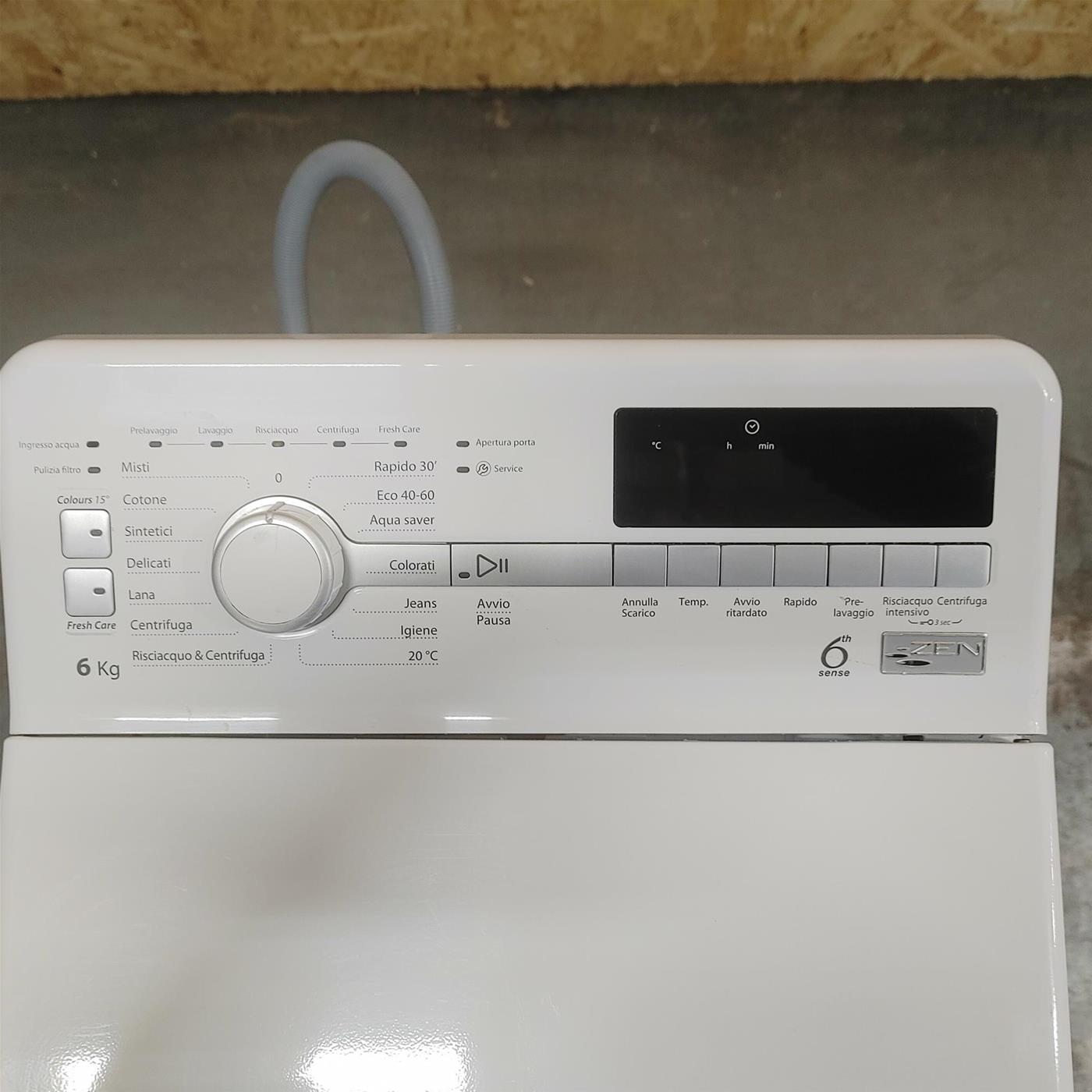 Lavatrice Whirlpool ZEN TDLR 6252BS IT Carica dall'alto 6 Kg