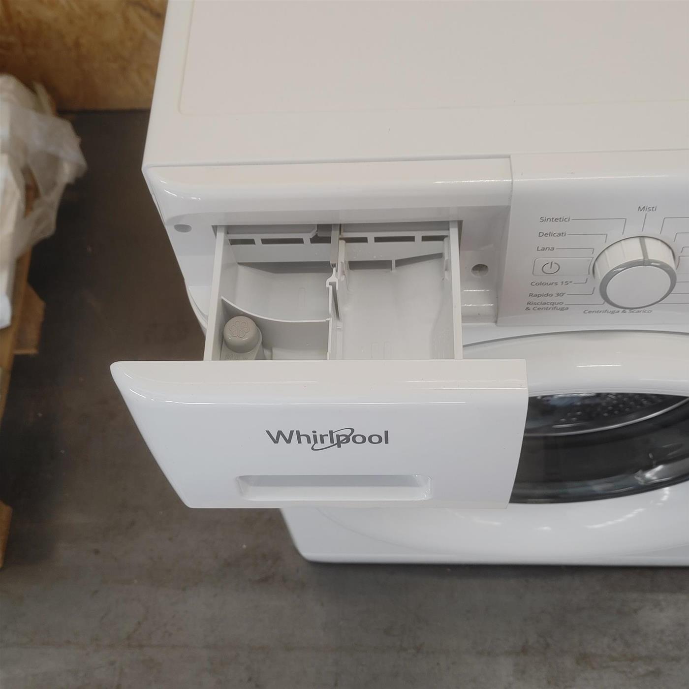 Lavatrice Whirlpool FWSF61253W IT Caricamento frontale 6 kg