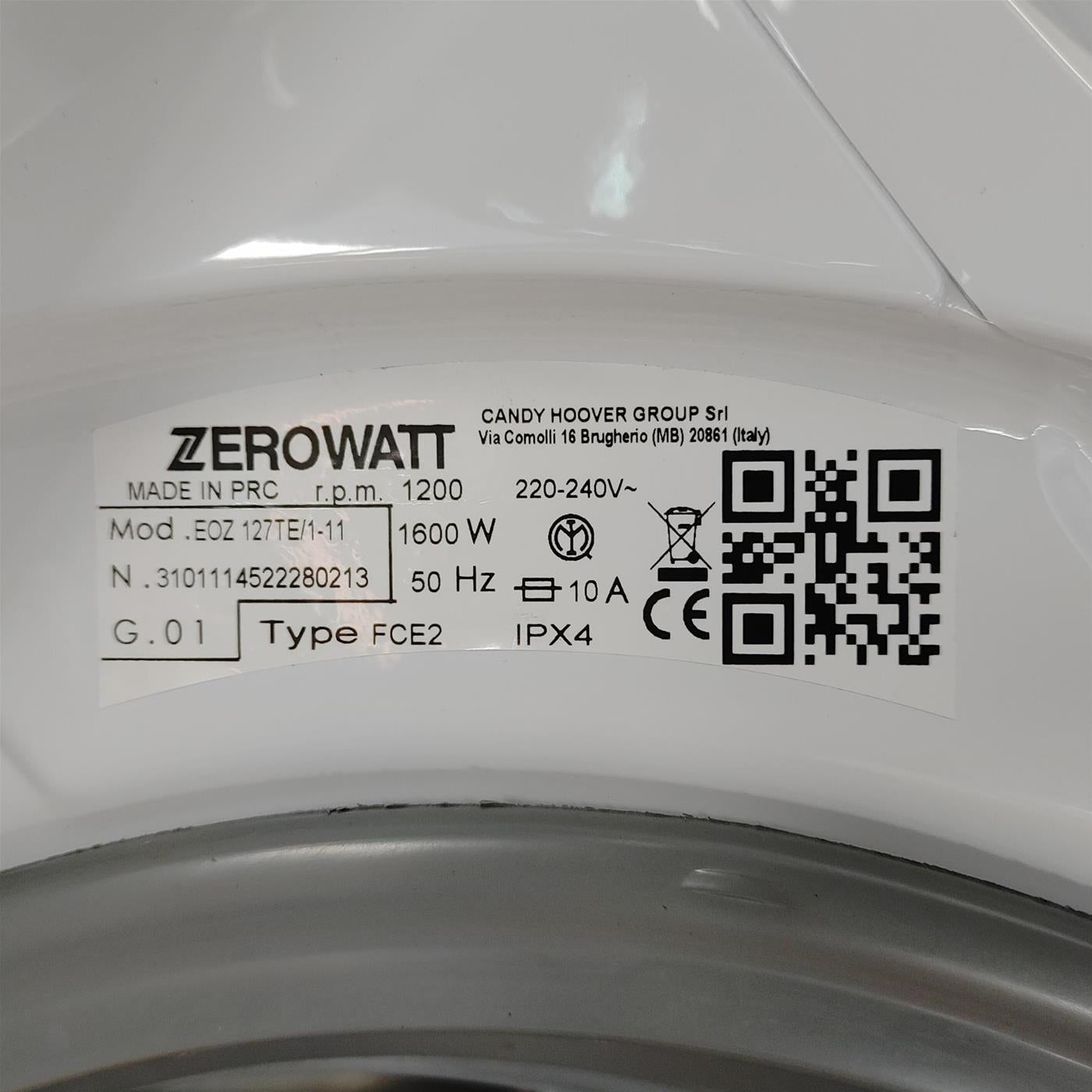 Zerowatt EOZ127TE/1-11WM Lavatrice 7 Kg