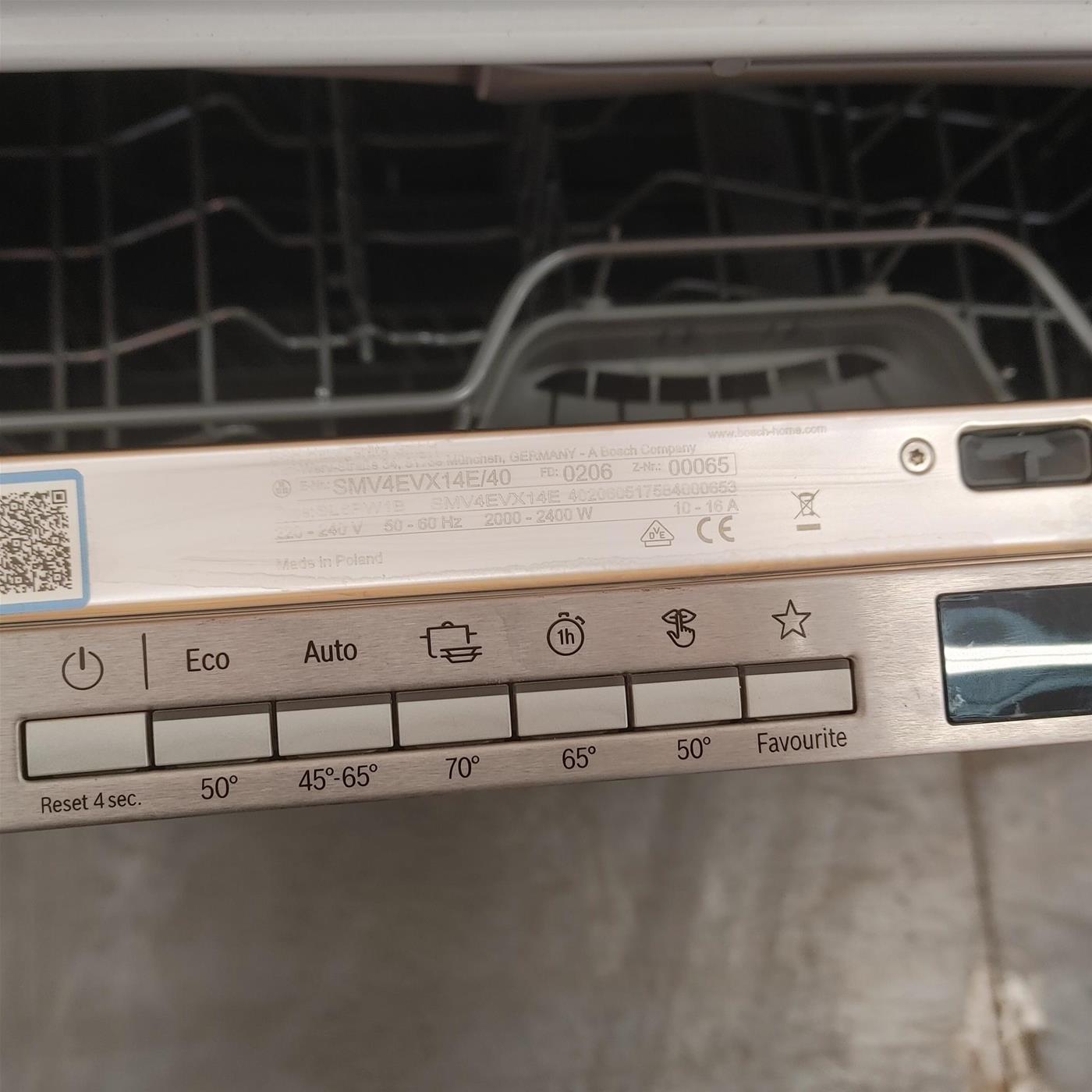 Lavastoviglie Bosch Serie 4 SMV4EVX14E A scomparsa totale 13 coperti C