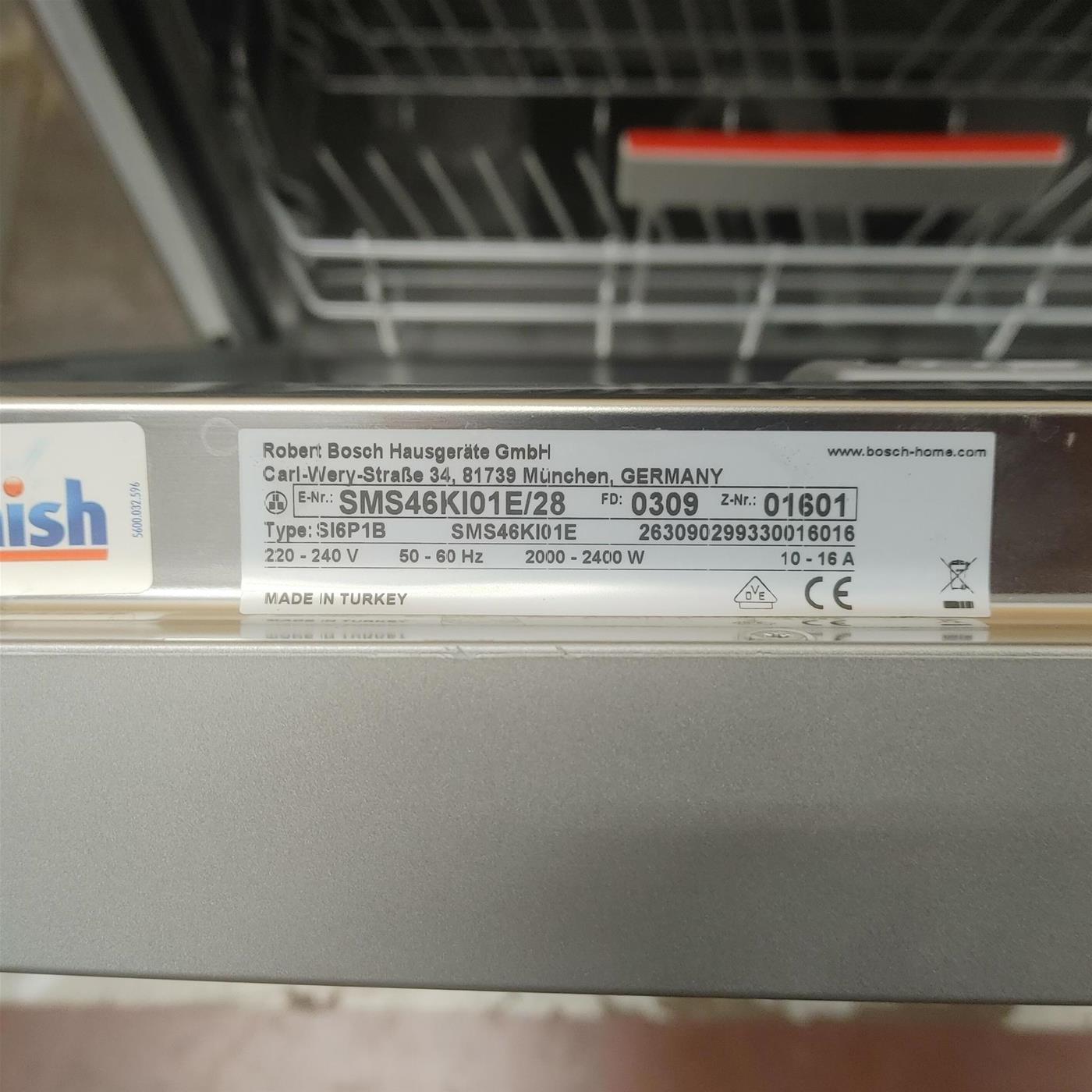 Bosch Serie 4 SMS46KI01E lavastoviglie Libera installazione 13 coperti E
