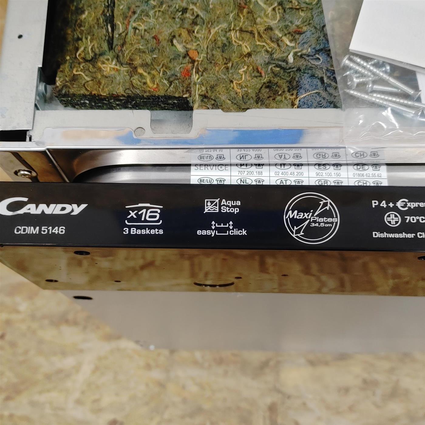 Candy CDIM 5146/T A scomparsa totale 16 coperti