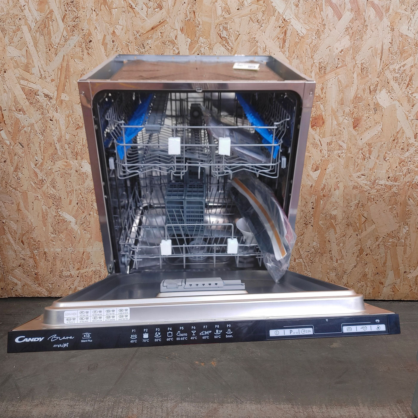 Candy Brava CSIN 2D360PB A scomparsa totale 13 coperti E