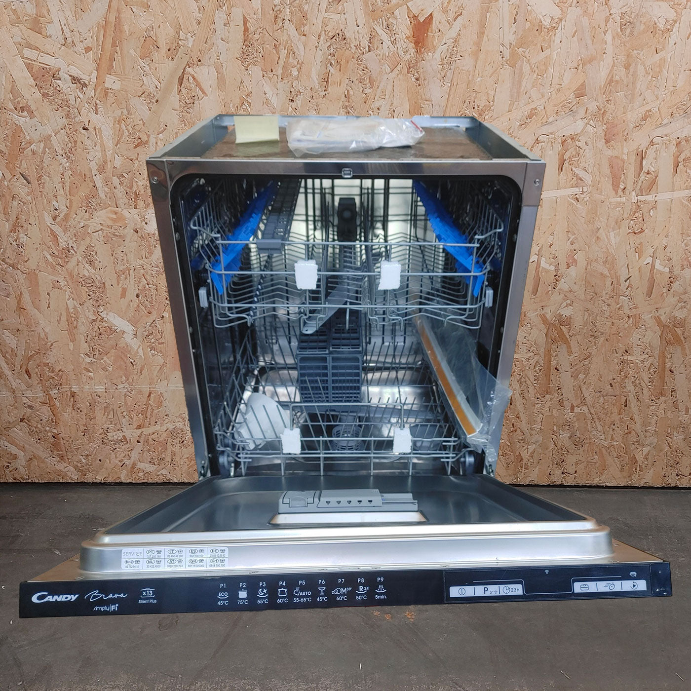 Candy Brava CSIN 2D360PB A scomparsa totale 13 coperti E