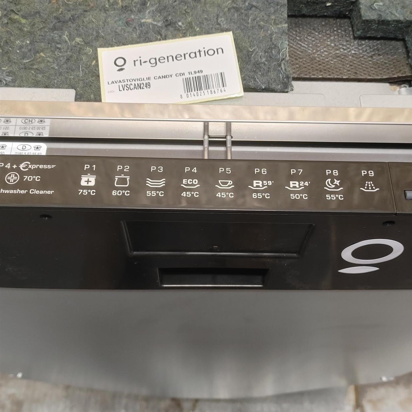 Lavastoviglie Candy CDI 2D52B2 A scomparsa totale 15 coperti