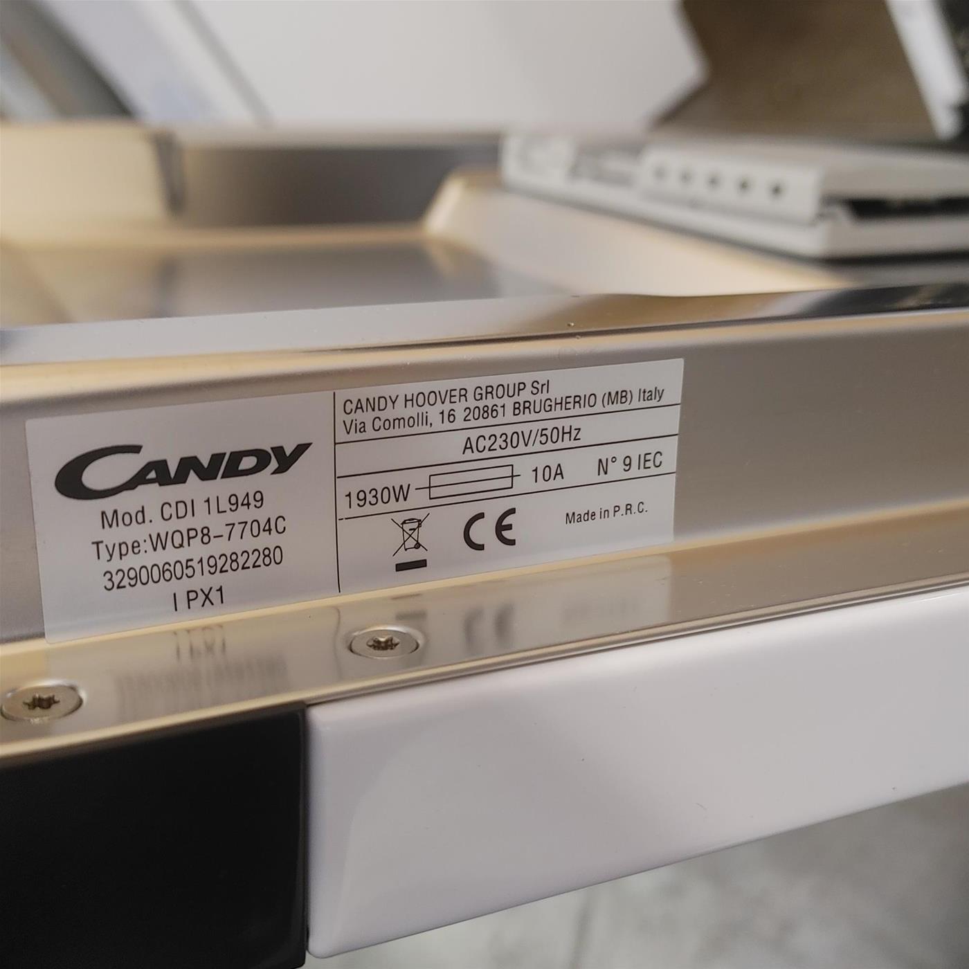 Lavastoviglie Candy Brava CDIH 1L949 A scomparsa totale 9 coperti F