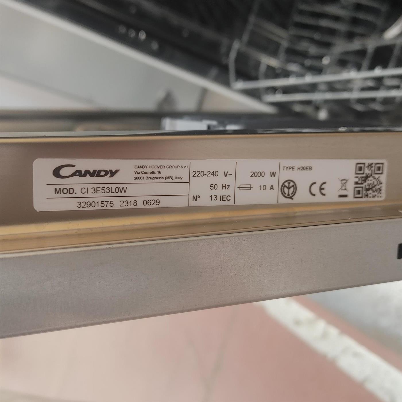 Candy RapidÓ CI 3E53L0W A scomparsa totale 13 coperti E