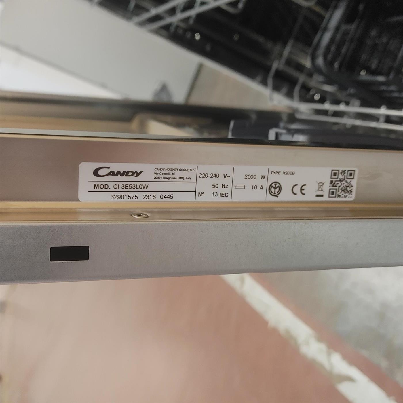 Candy RapidÓ CI 3E53L0W A scomparsa totale 13 coperti E