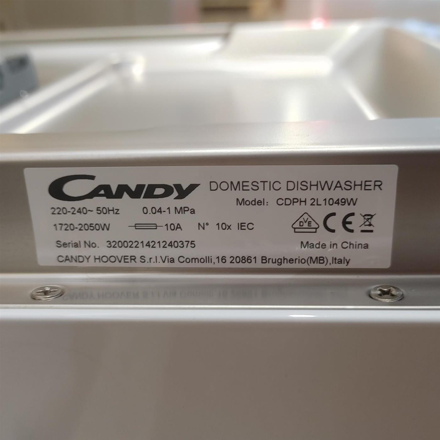 Candy Brava CDPH 2L1049W Libera installazione 10 coperti E