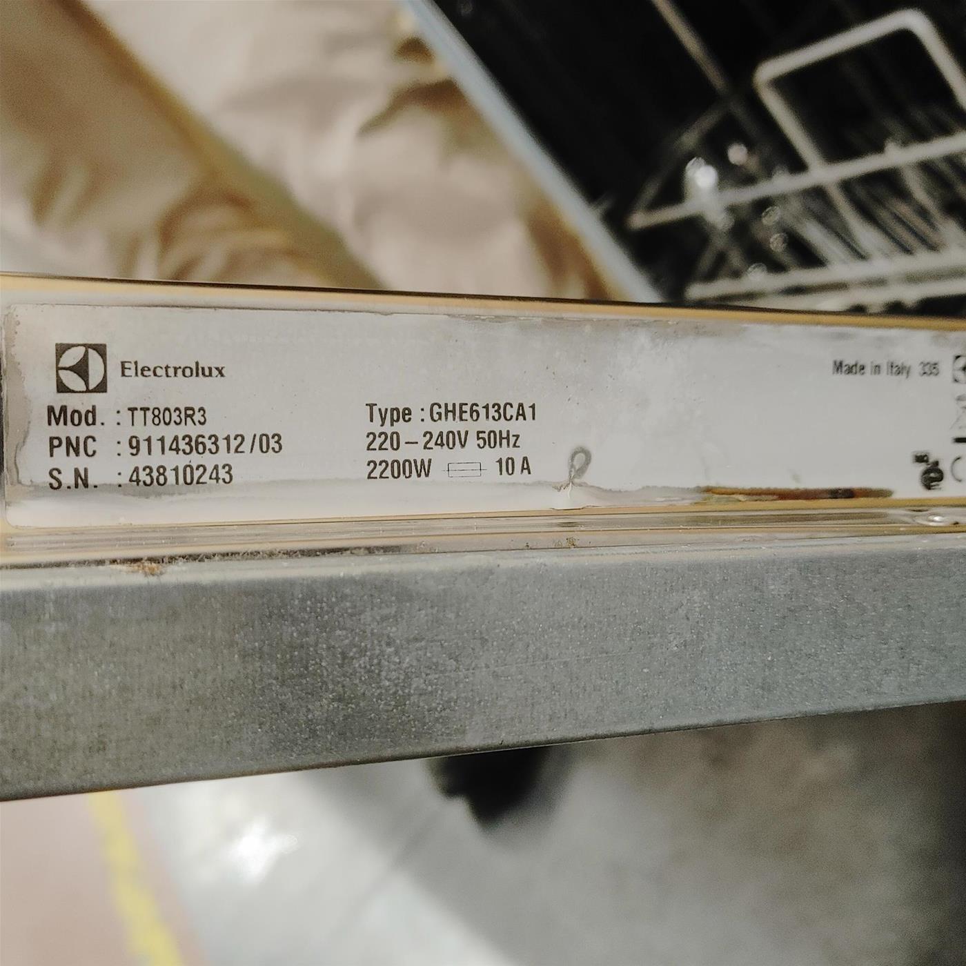 Lavastoviglie Electrolux TT803R3 A scomparsa totale 13 coperti