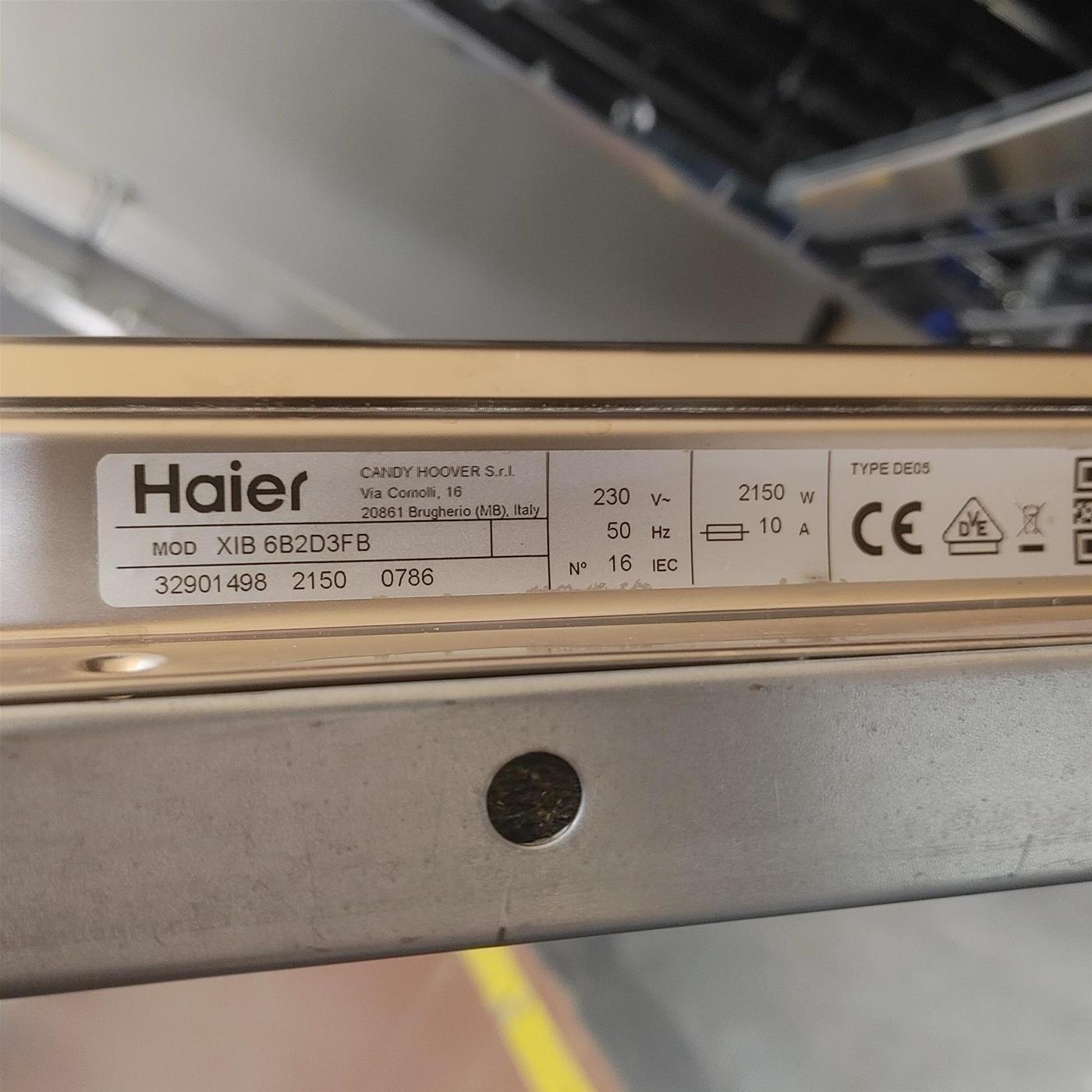 Lavastoviglie Haier XIB 6B2D3FB A scomparsa totale 16 coperti