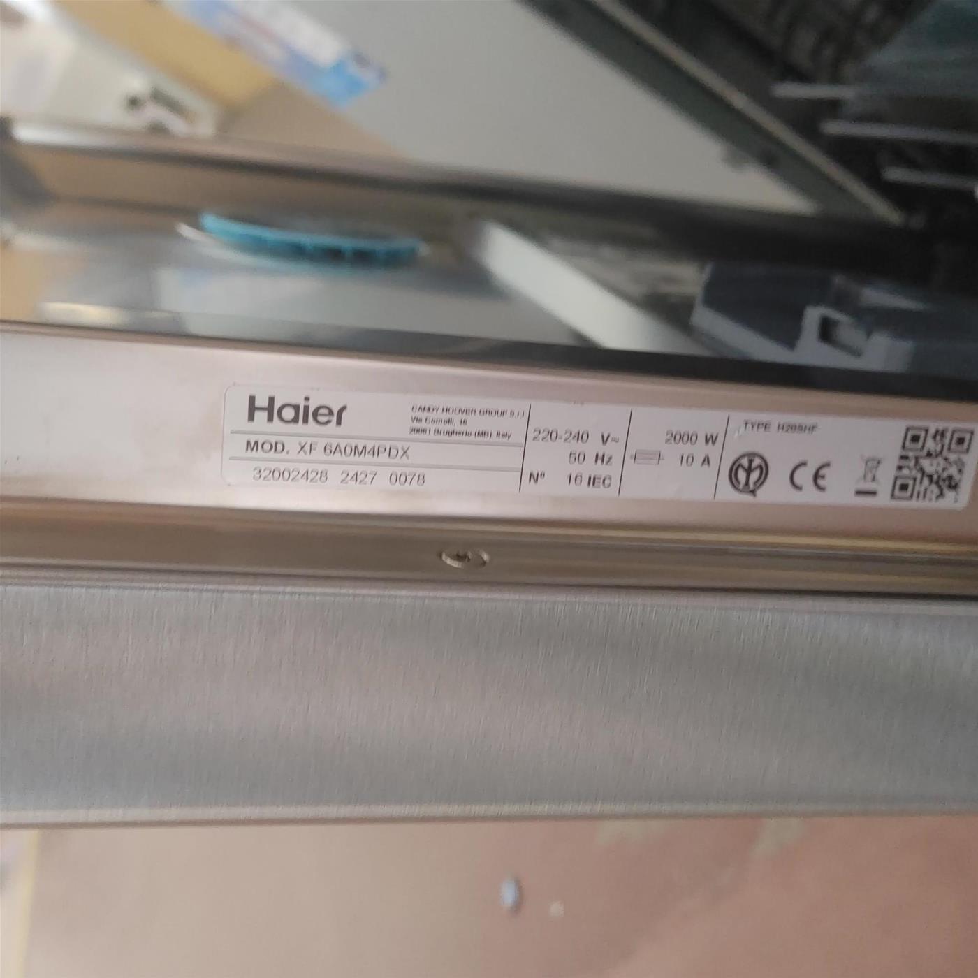 Lavastoviglie Haier XF 6A0M4PDX Libera installazione Classe A 16 coperti