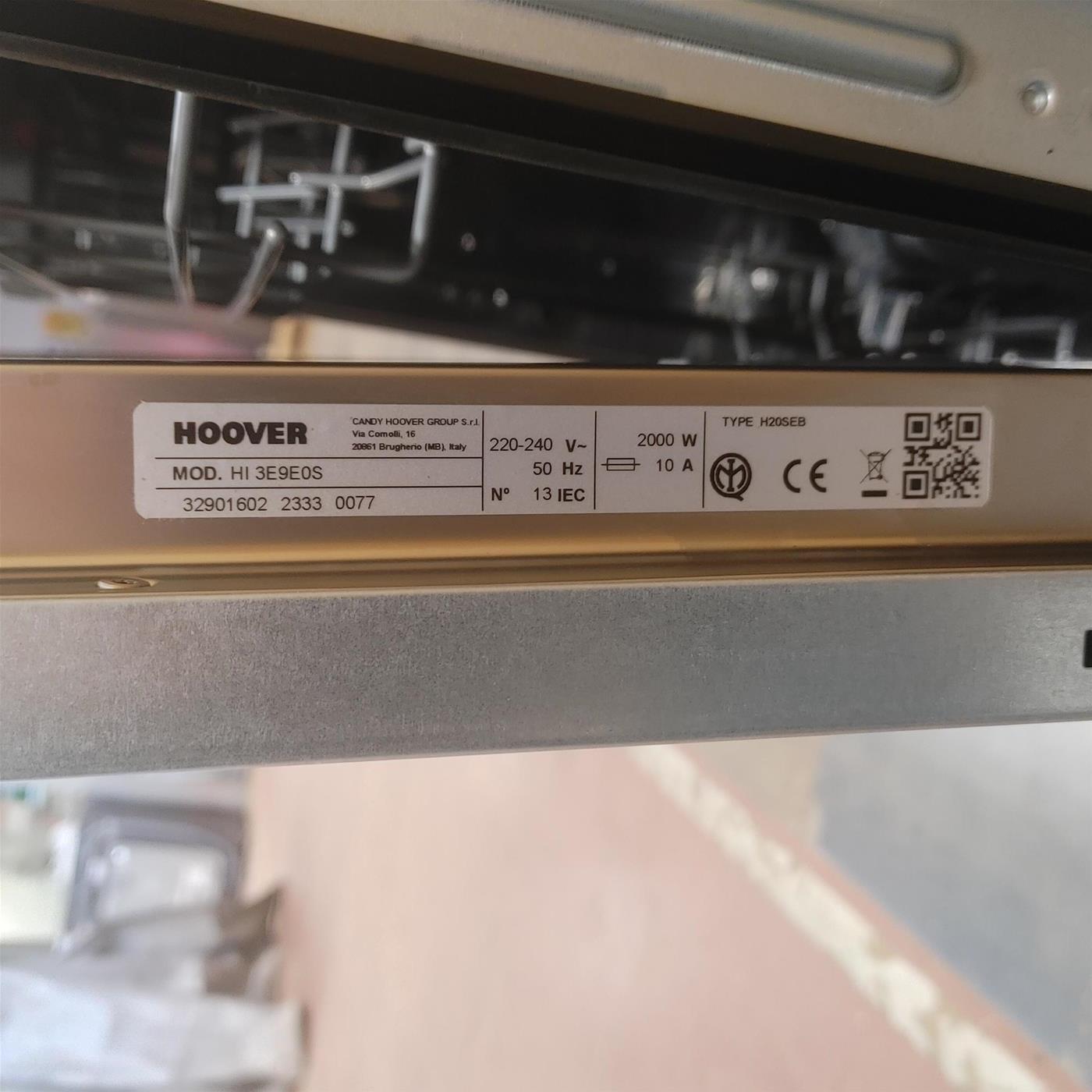 Lavastoviglie Hoover HI3E9E0S A scomparsa totale 13 coperti E