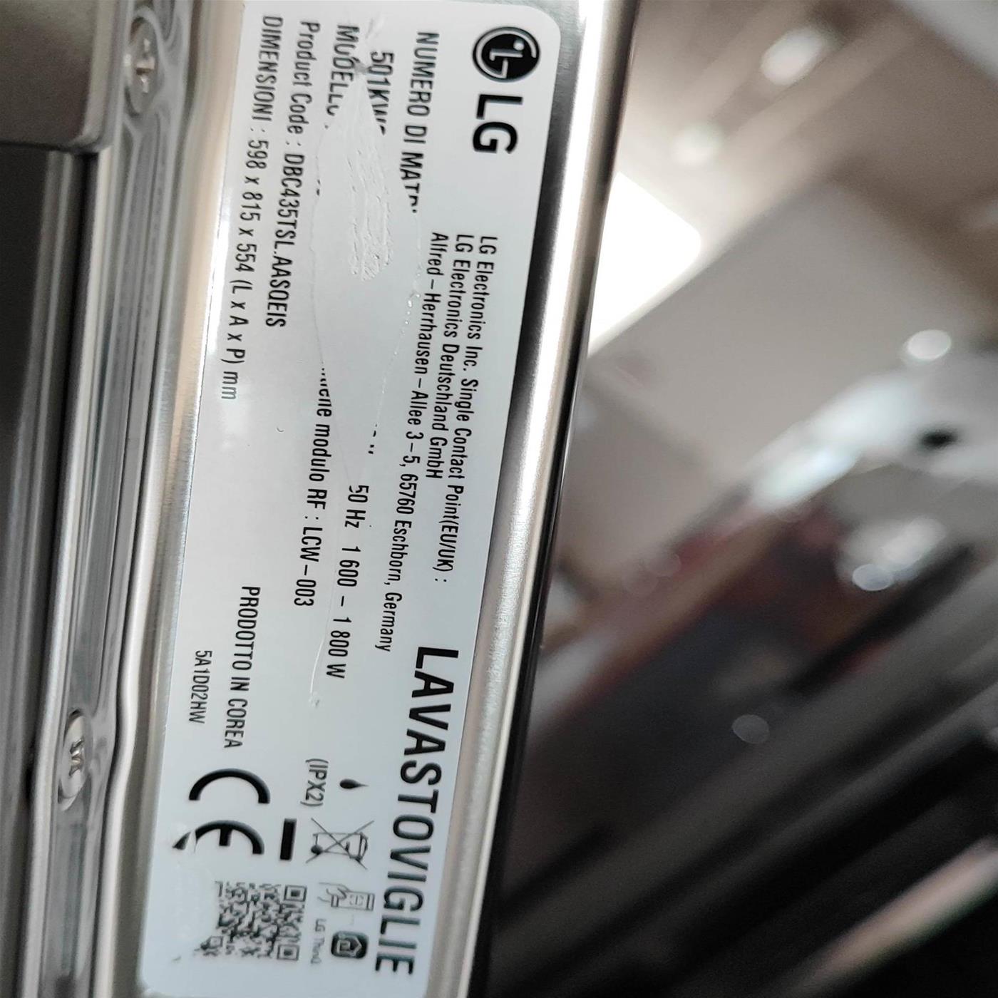 Lavastoviglie LG DBC435TSL 14 coperti