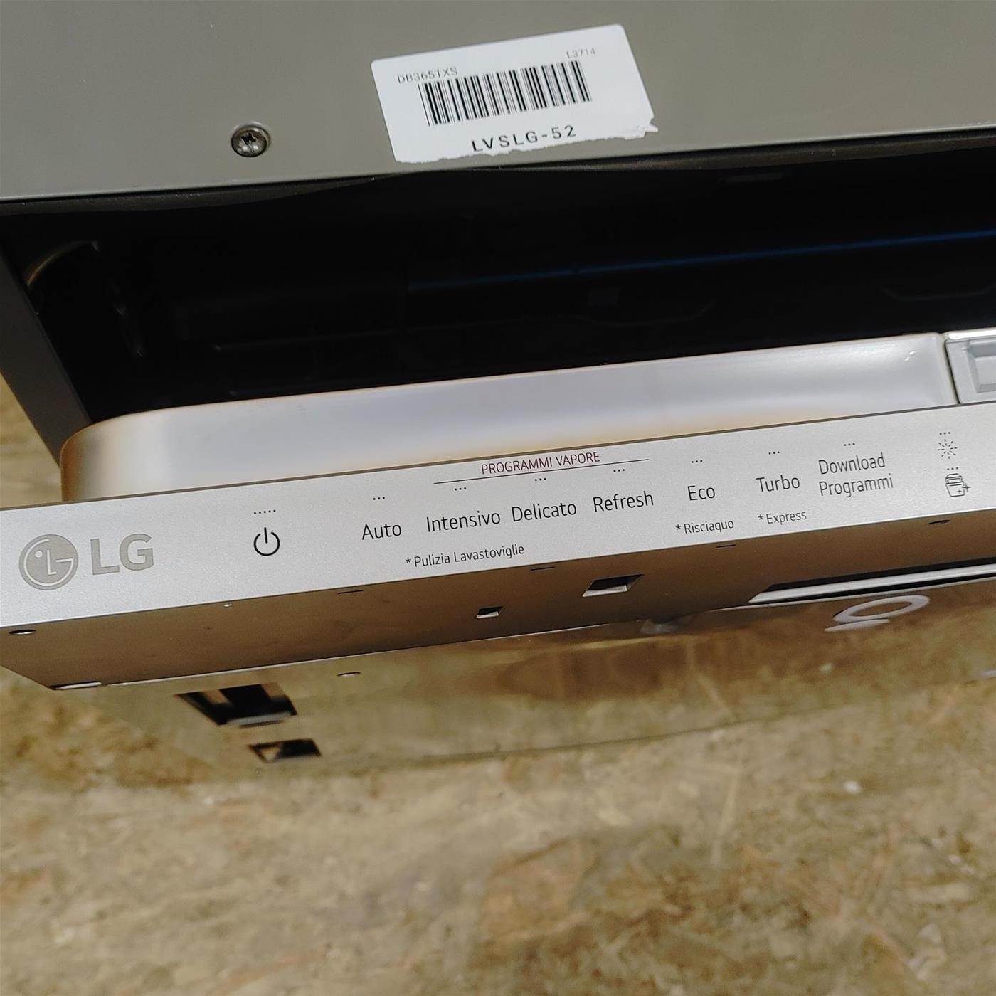 Lavastoviglie LG DB365TXS.AASQEIS A scomparsa totale 14 coperti B