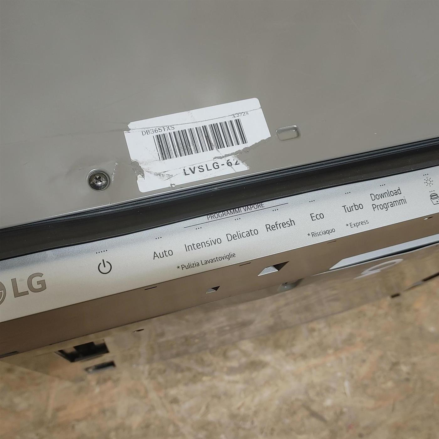 Lavastoviglie LG DB365TXS.AASQEIS A scomparsa totale 14 coperti B