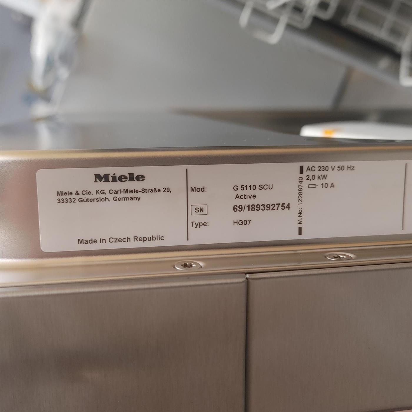 Miele G 5110 SC Active Libera installazione 14 coperti D