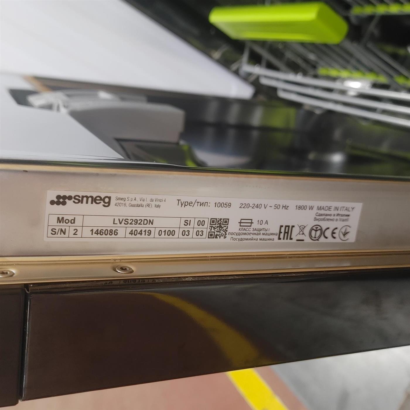 Lavastoviglie Smeg LVS292DN libera installazione 13 coperti