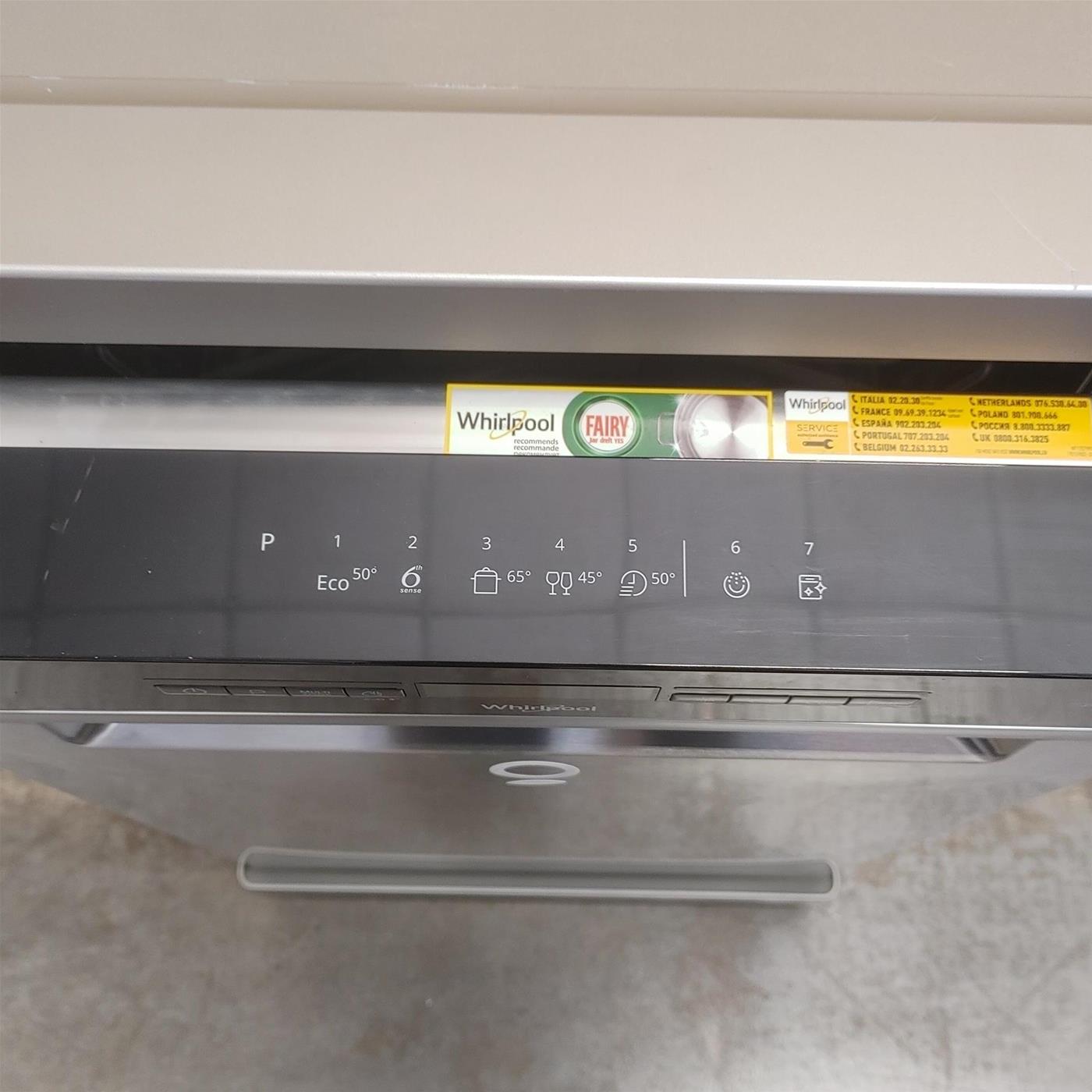 Lavastoviglie Whirlpool WSFO 3T223 PC X Libera Installazione